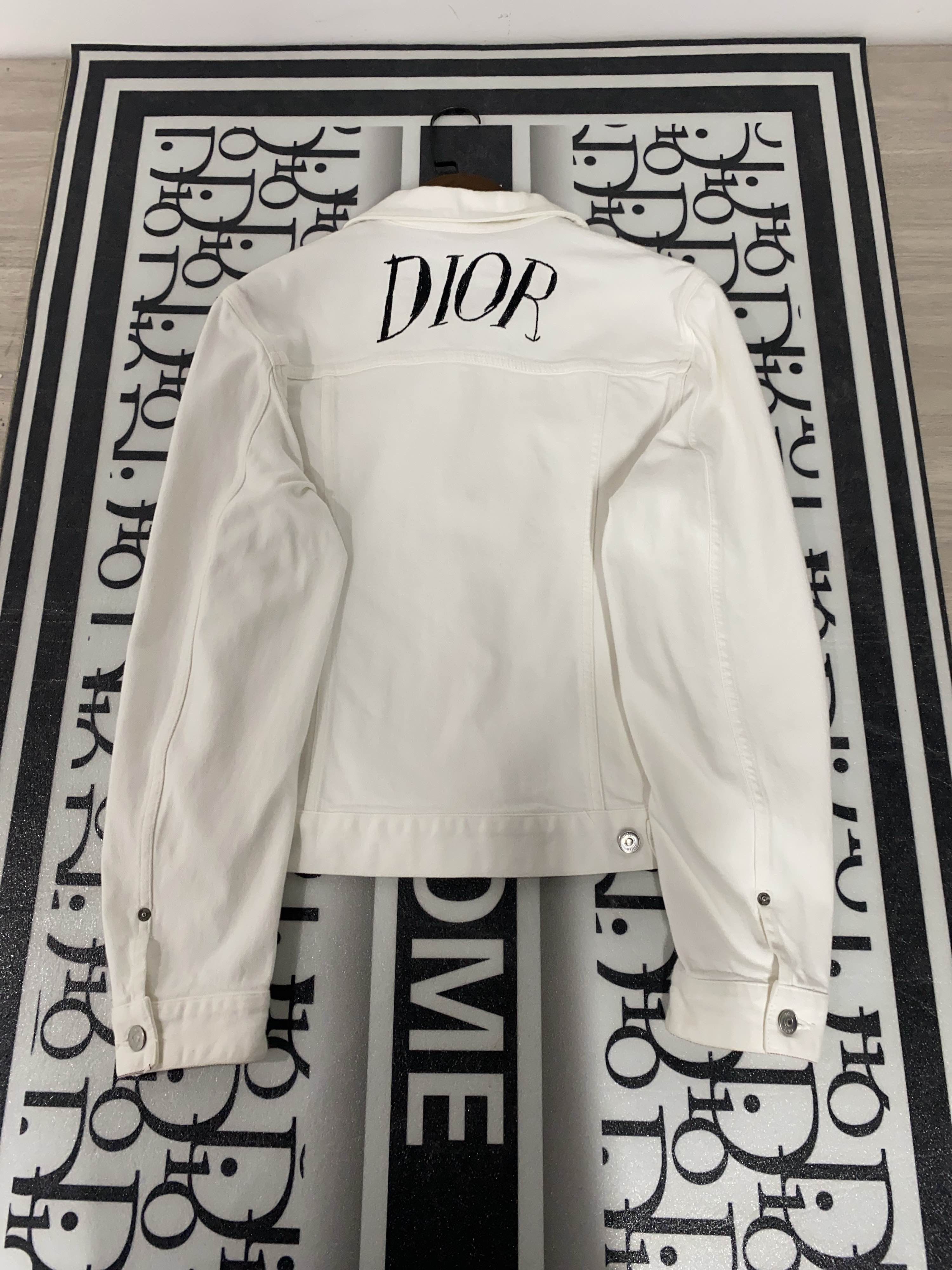 Dior Dior Back Logo Denim Jacket Size 50 Size US M / EU 48-50 / 2 - 2 Thumbnail