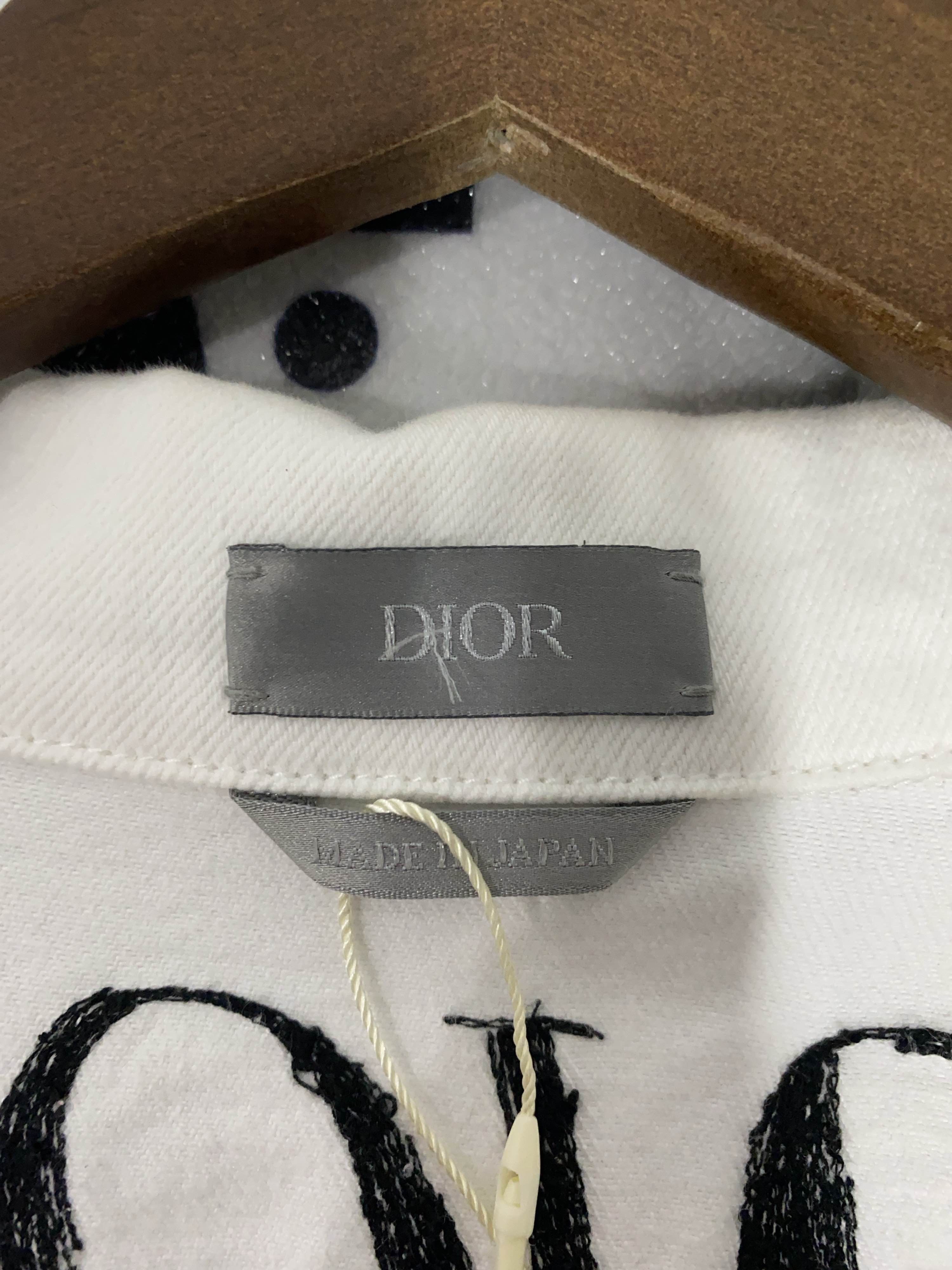 Dior Dior Back Logo Denim Jacket Size 50 Size US M / EU 48-50 / 2 - 3 Thumbnail