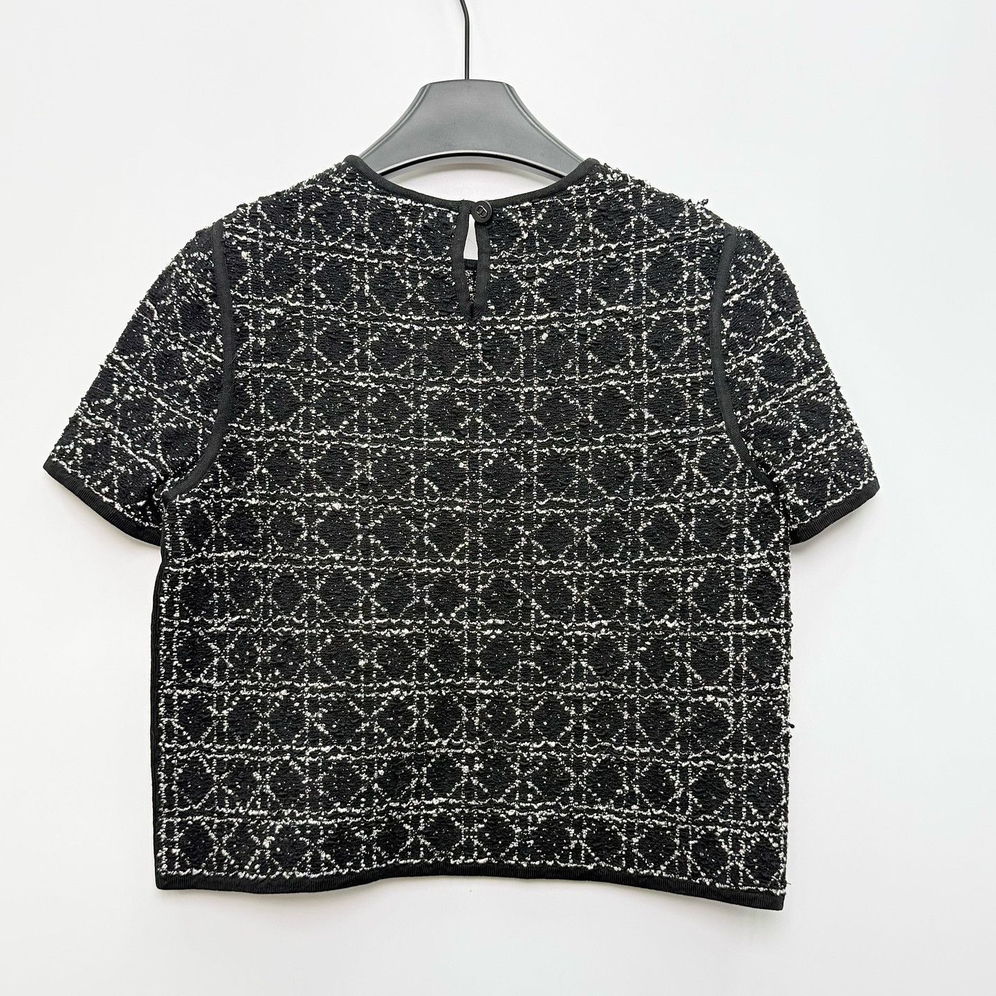 Dior Dior Cannage Tweed Knit Top Size 38 Size S / US 4 / IT 40 - 2 Thumbnail