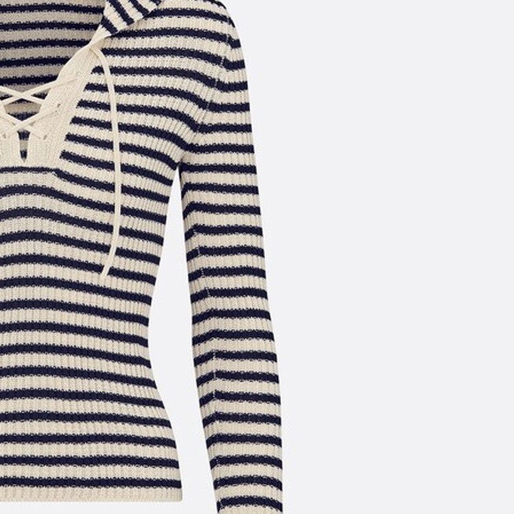Dior Dior Striped Logo Knit Sweater Size 40 Size M / US 6-8 / IT 42-44 - 7 Thumbnail