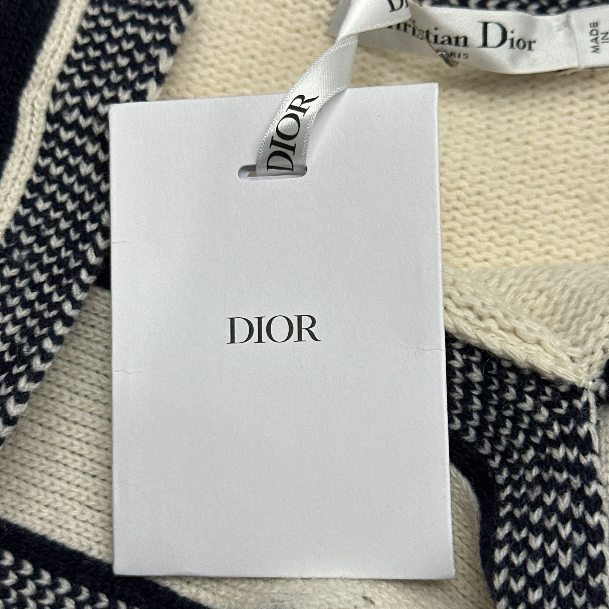 Dior Dior Logo Ribbon Cashmere Blend Sweater Size 40 Size M / US 6-8 / IT 42-44 - 6 Thumbnail