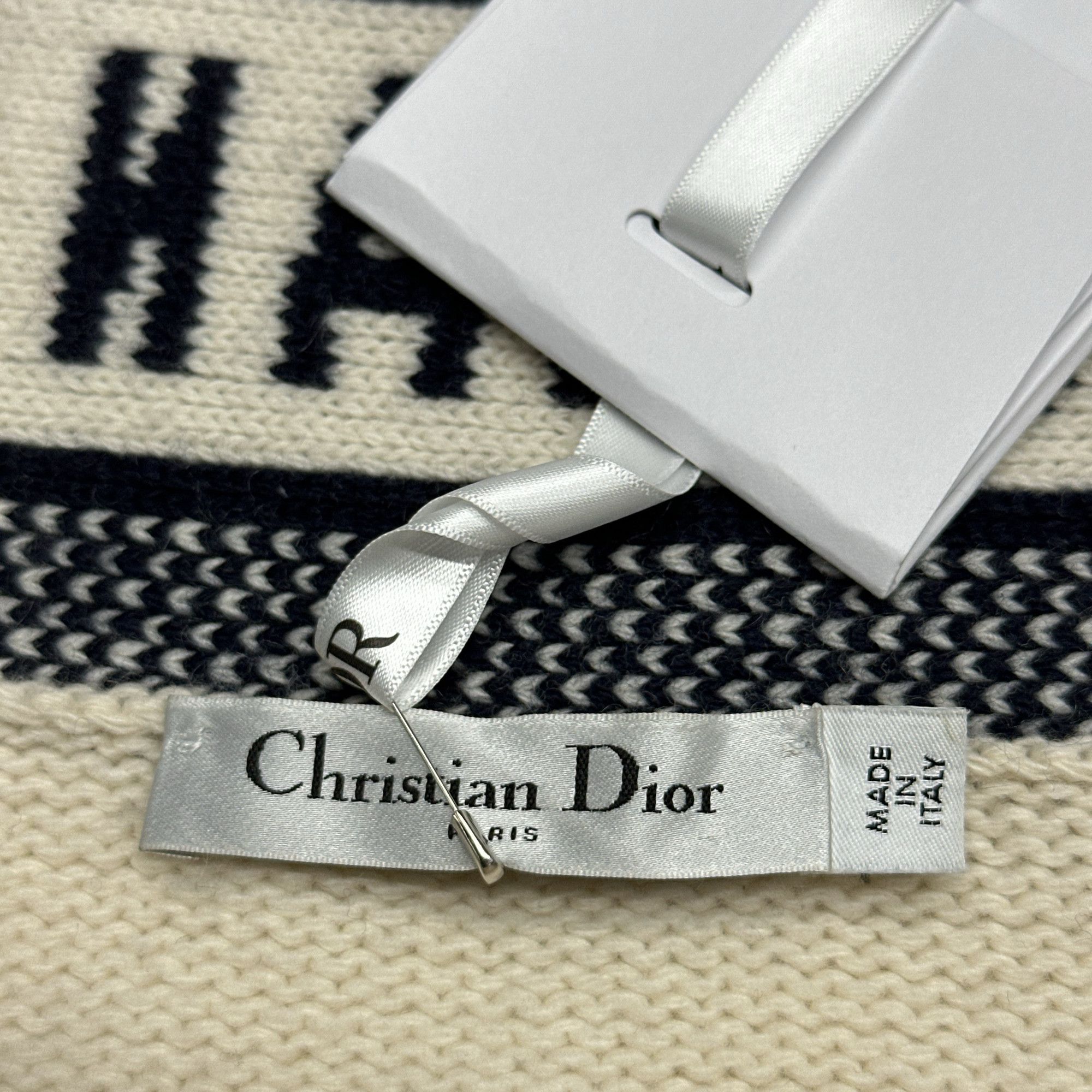 Dior Dior Logo Ribbon Cashmere Blend Sweater Size 40 Size M / US 6-8 / IT 42-44 - 5 Thumbnail