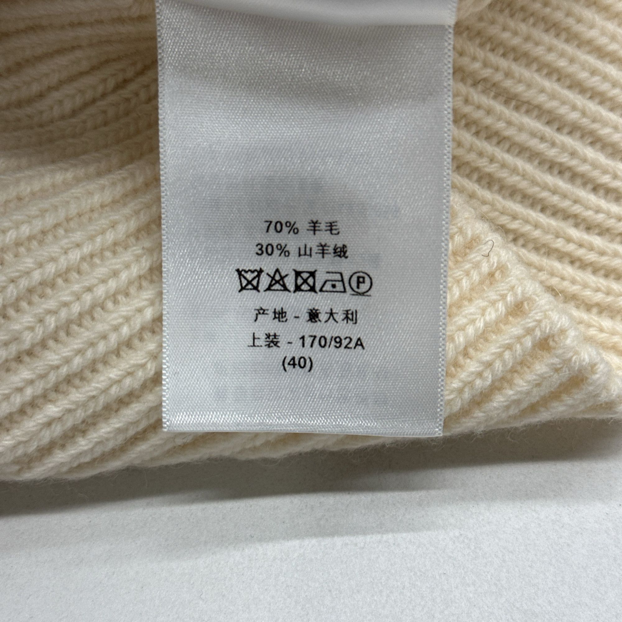 Dior Dior Logo Ribbon Cashmere Blend Sweater Size 40 Size M / US 6-8 / IT 42-44 - 4 Thumbnail