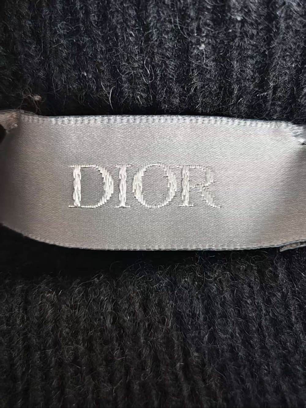Dior Dior Embroidered Logo Wool Sweater Size XS Size US XS / EU 42 / 0 - 3 Thumbnail