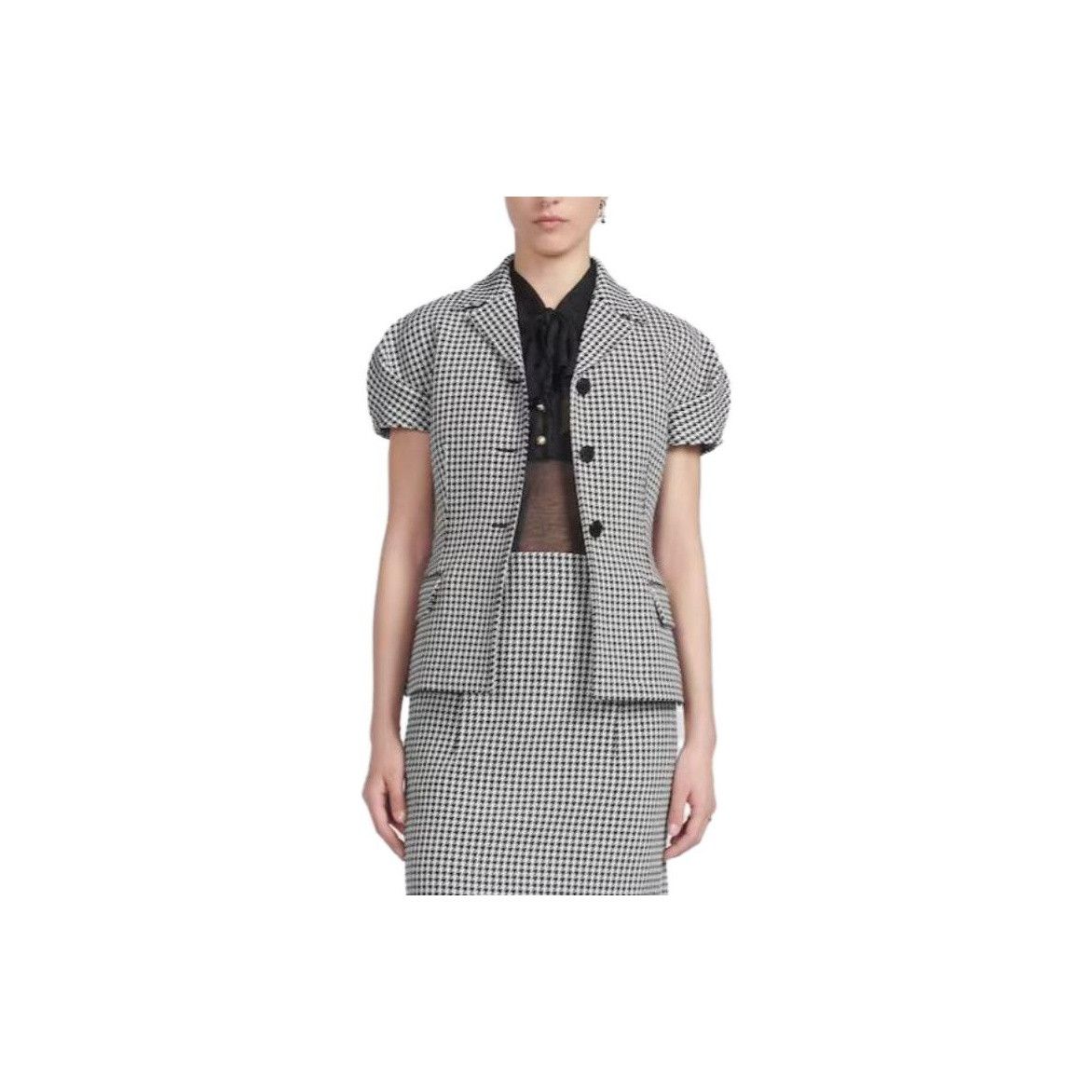 Dior Dior Houndstooth Blazer Size 34 Size XS / US 0-2 / IT 36-38 - 11 Thumbnail