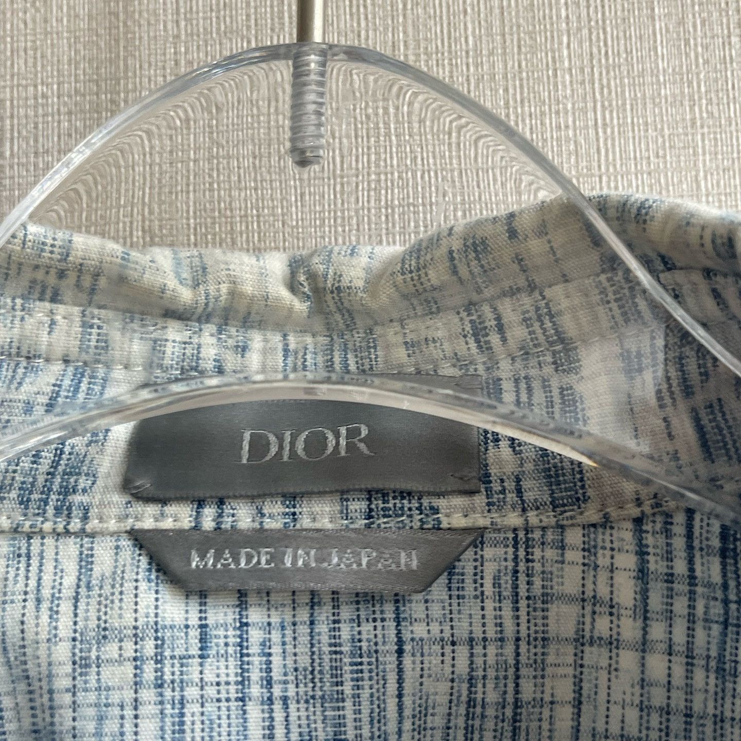 Dior Dior Oblique Kasuri Long Sleeve Shirt Size S Size US S / EU 44-46 / 1 - 3 Thumbnail
