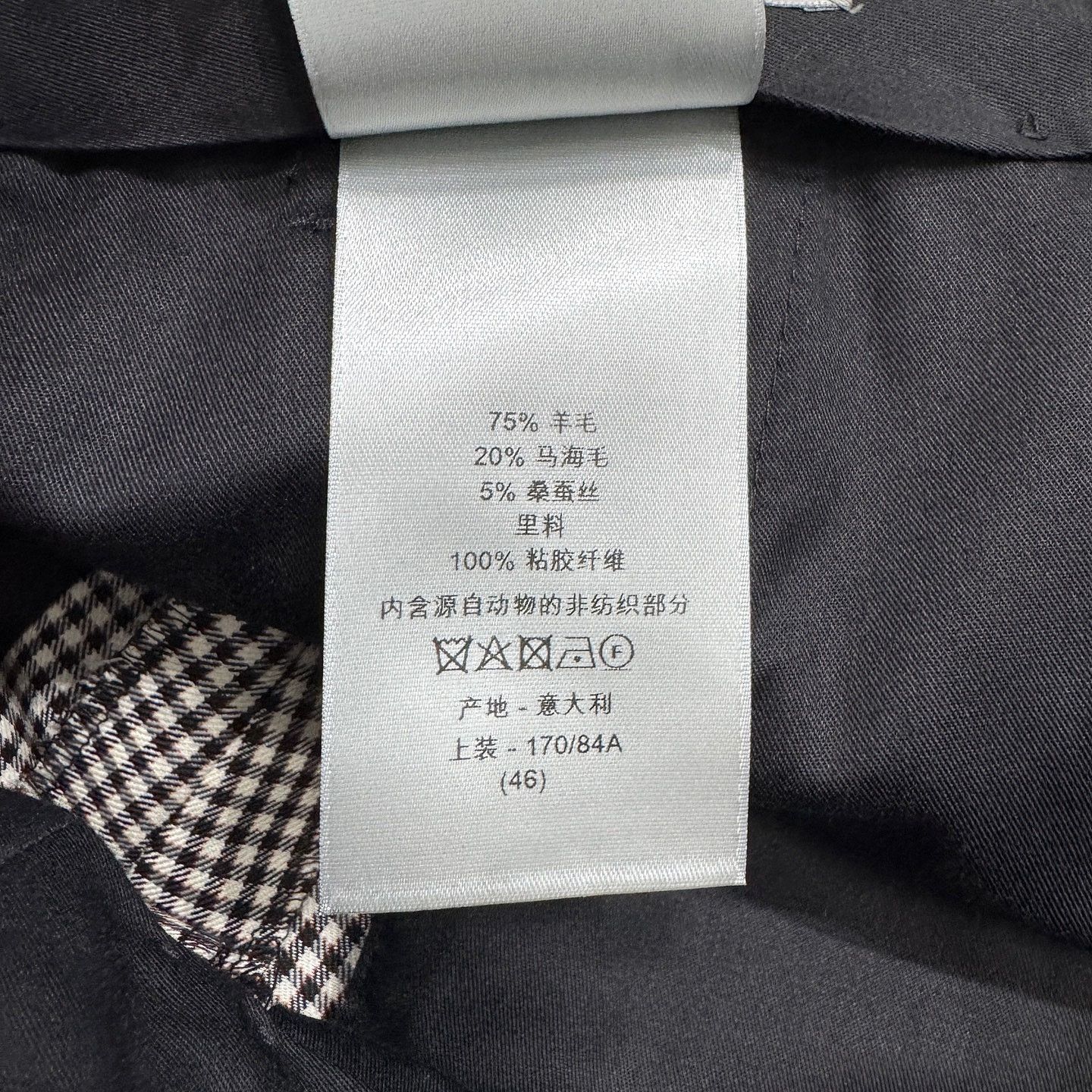 Dior Dior Check Wool Trousers Size 46 Size US 30 / EU 46 - 5 Thumbnail
