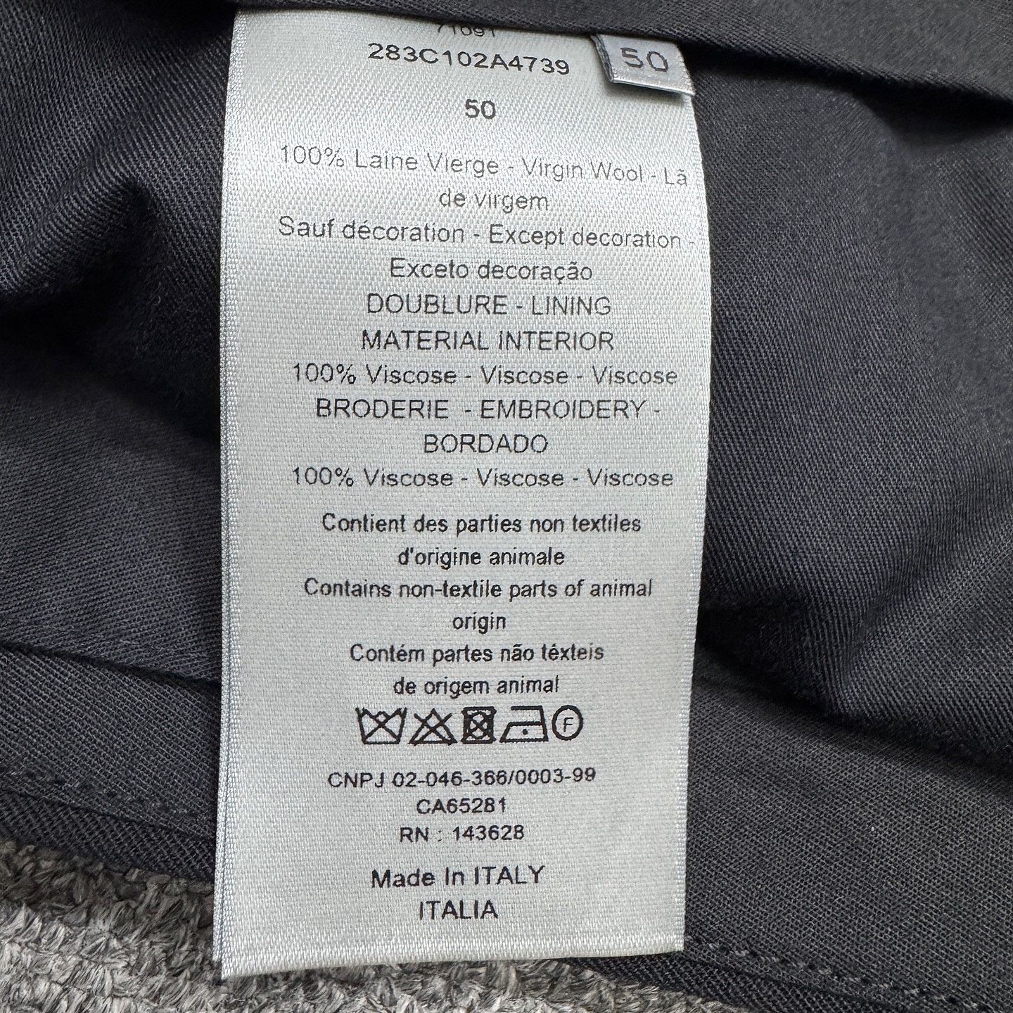 Dior Dior x Travis Scott Wool Pants Size 34 Size US 34 / EU 50 - 4 Thumbnail