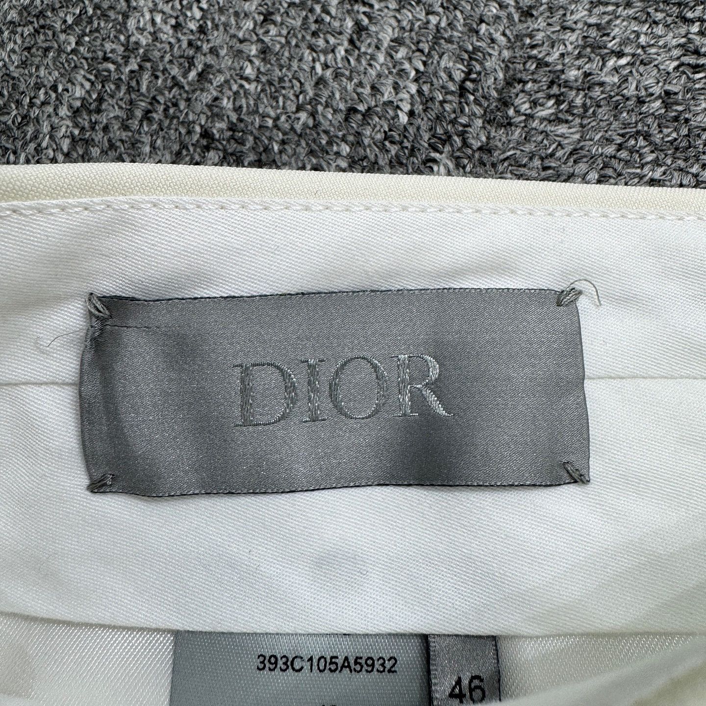 Dior Dior Beige Wool Trousers Size 30 Size US 30 / EU 46 - 3 Thumbnail