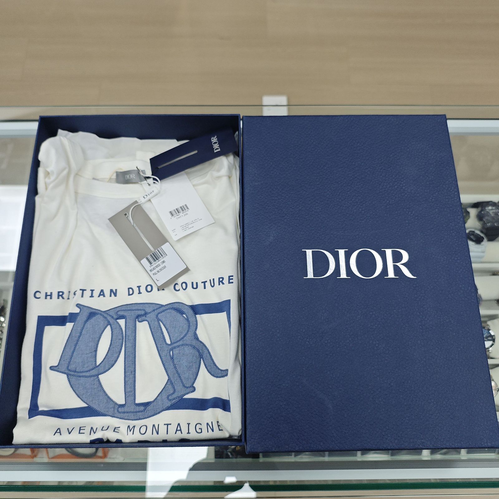 Dior Dior Logo Graphic T-Shirt Size L Size US L / EU 52-54 / 3 - 6 Thumbnail