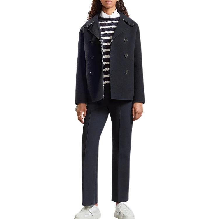 Dior Christian Dior Navy Wool Peacoat Size 36 Size XS / US 0-2 / IT 36-38 - 9 Thumbnail