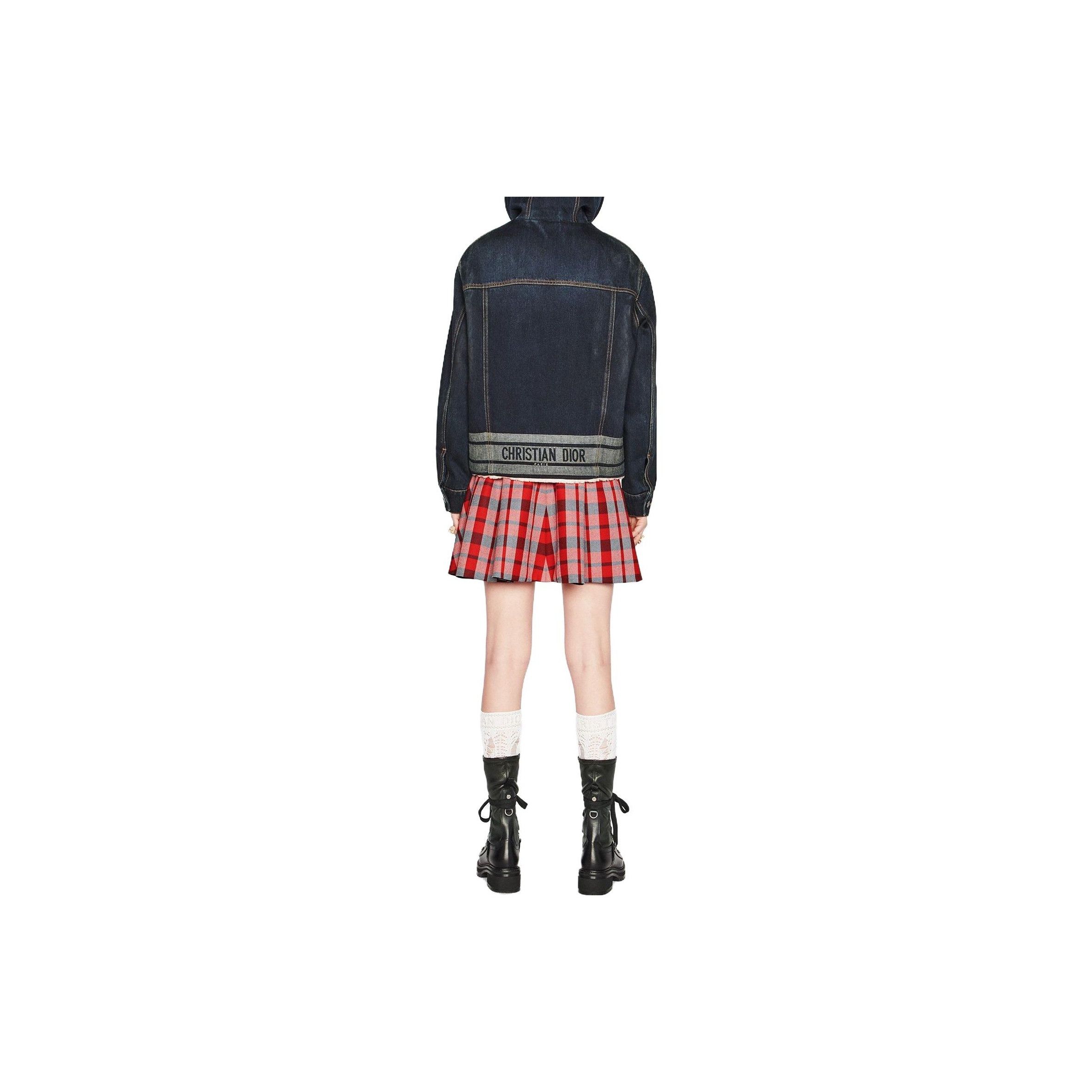 Dior Dior Shearling Hooded Denim Jacket Size FR 36 Size XS / US 0-2 / IT 36-38 - 9 Thumbnail