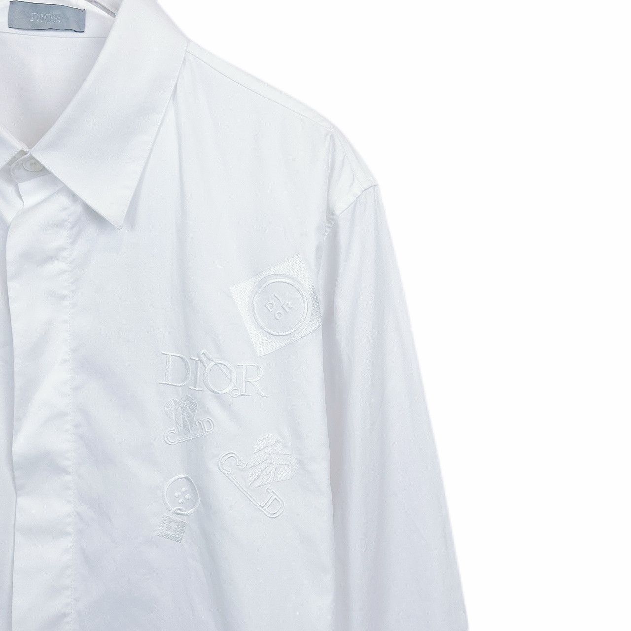 Dior Dior x Judy Blame Logo Embroidered Shirt Size 40 Size US XXS / EU 40 - 5 Thumbnail