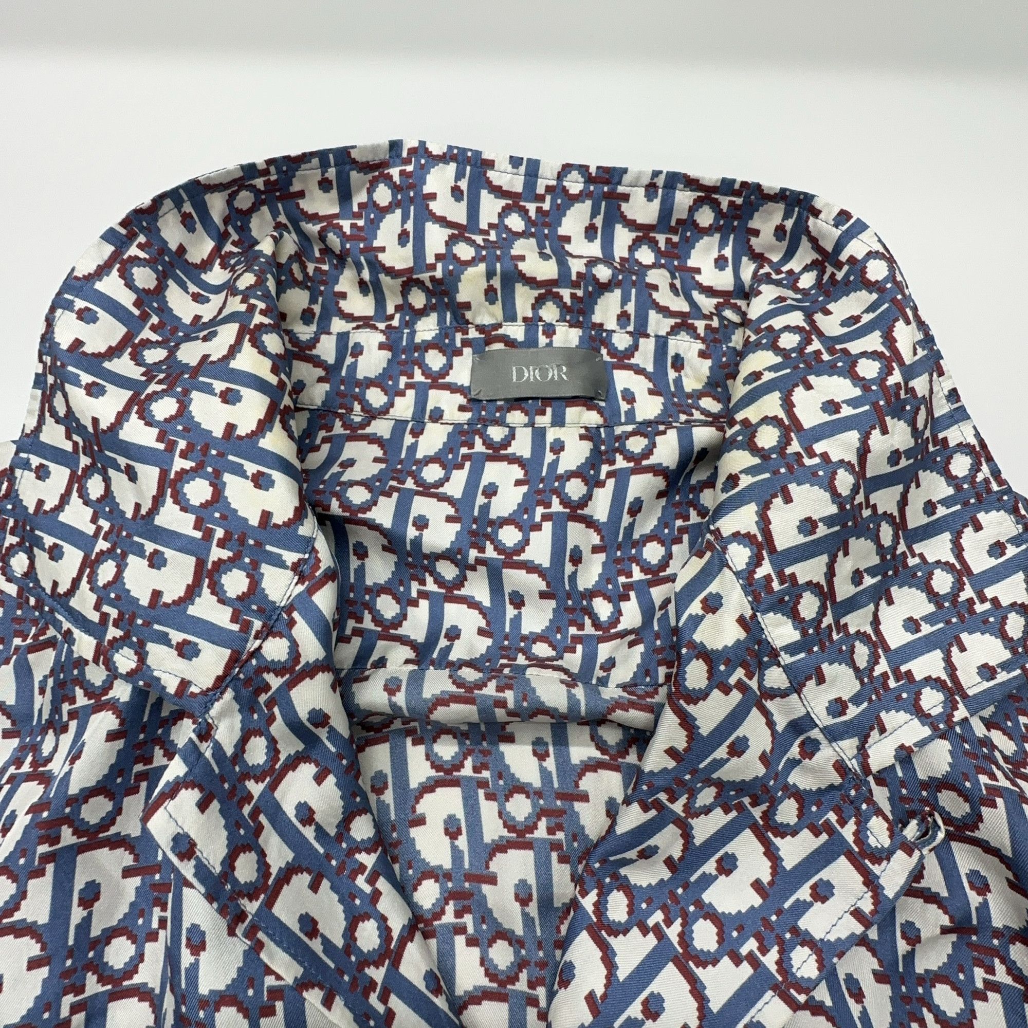 Dior Dior Oblique Silk Shirt Size 42 Size US XS / EU 42 / 0 - 7 Thumbnail