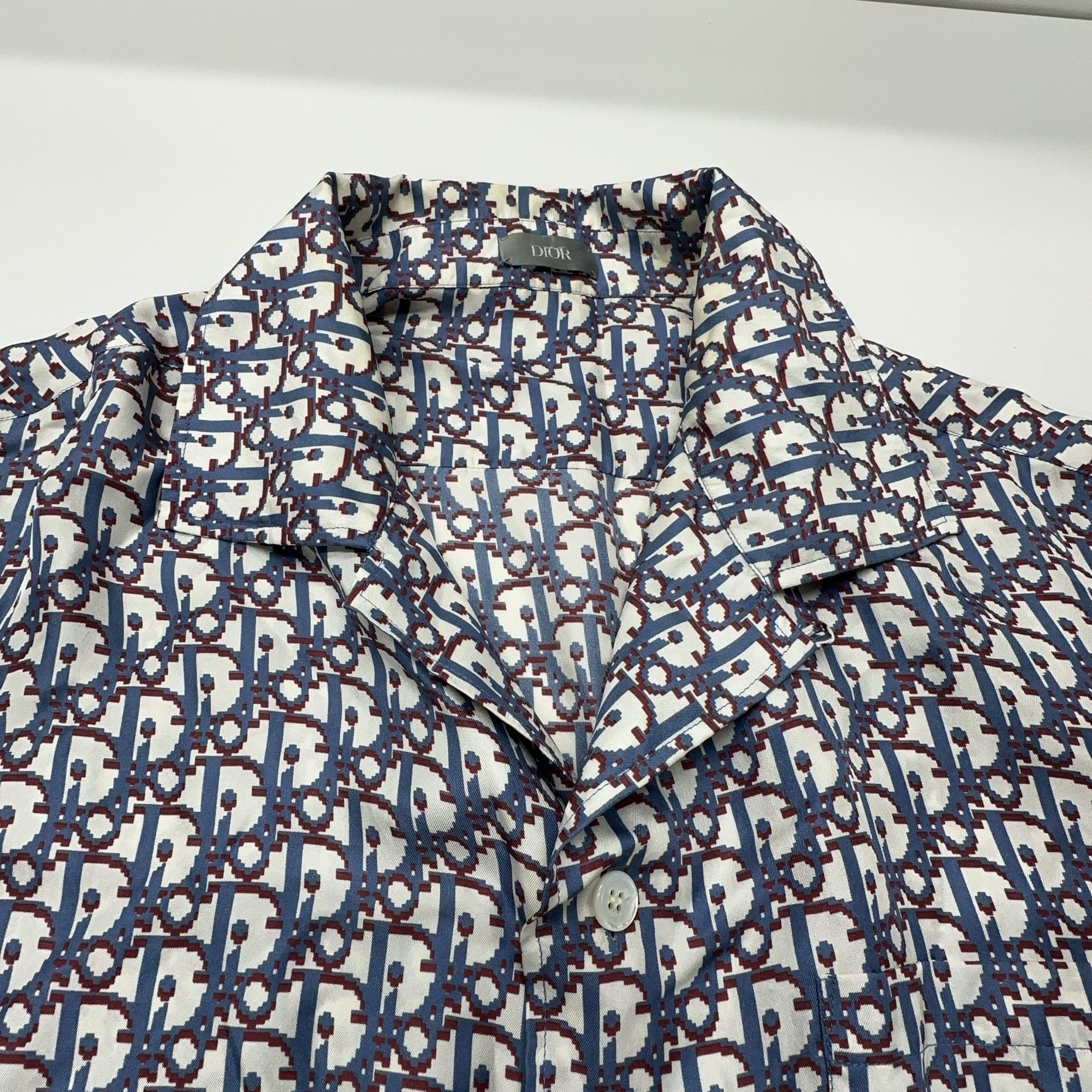 Dior Dior Oblique Silk Shirt Size 42 Size US XS / EU 42 / 0 - 6 Thumbnail
