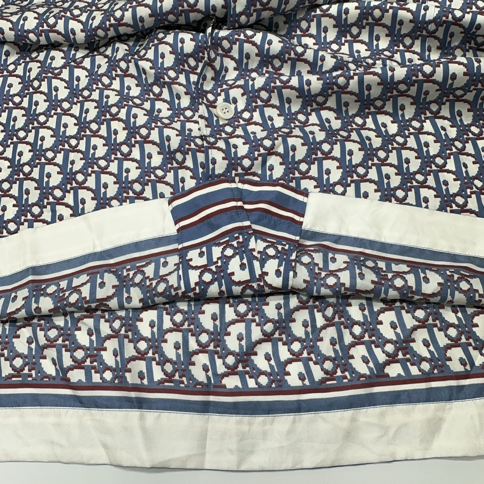 Dior Dior Oblique Silk Shirt Size 42 Size US XS / EU 42 / 0 - 9 Thumbnail