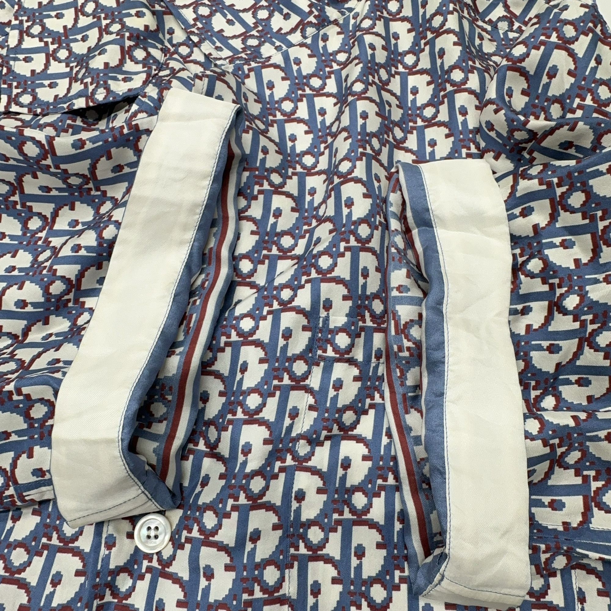 Dior Dior Oblique Silk Shirt Size 42 Size US XS / EU 42 / 0 - 10 Thumbnail