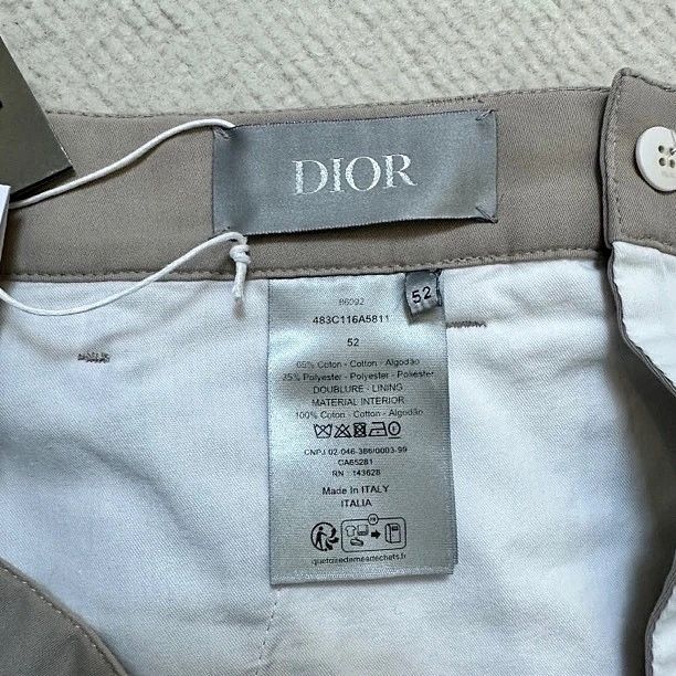 Dior Dior Zip Pocket Shorts Beige Size 52 Size US 36 / EU 52 - 4 Thumbnail
