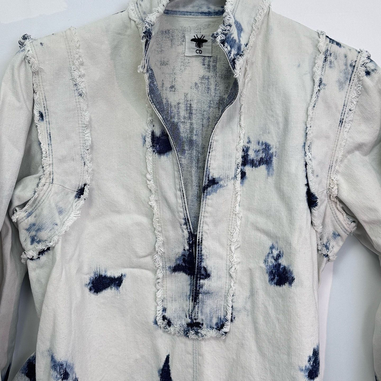 Dior Dior Tie-Dye Denim Mini Dress Size 36 Size XS / US 0-2 / IT 36-38 - 5 Thumbnail