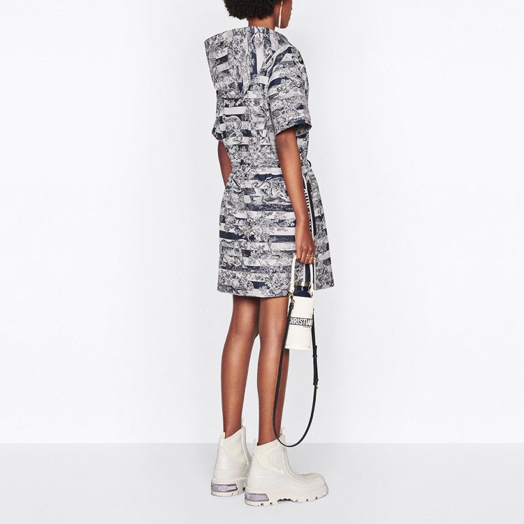 Dior Dior Toile de Jouy Hooded Mini Dress Size FR 34 Size XS / US 0-2 / IT 36-38 - 9 Thumbnail