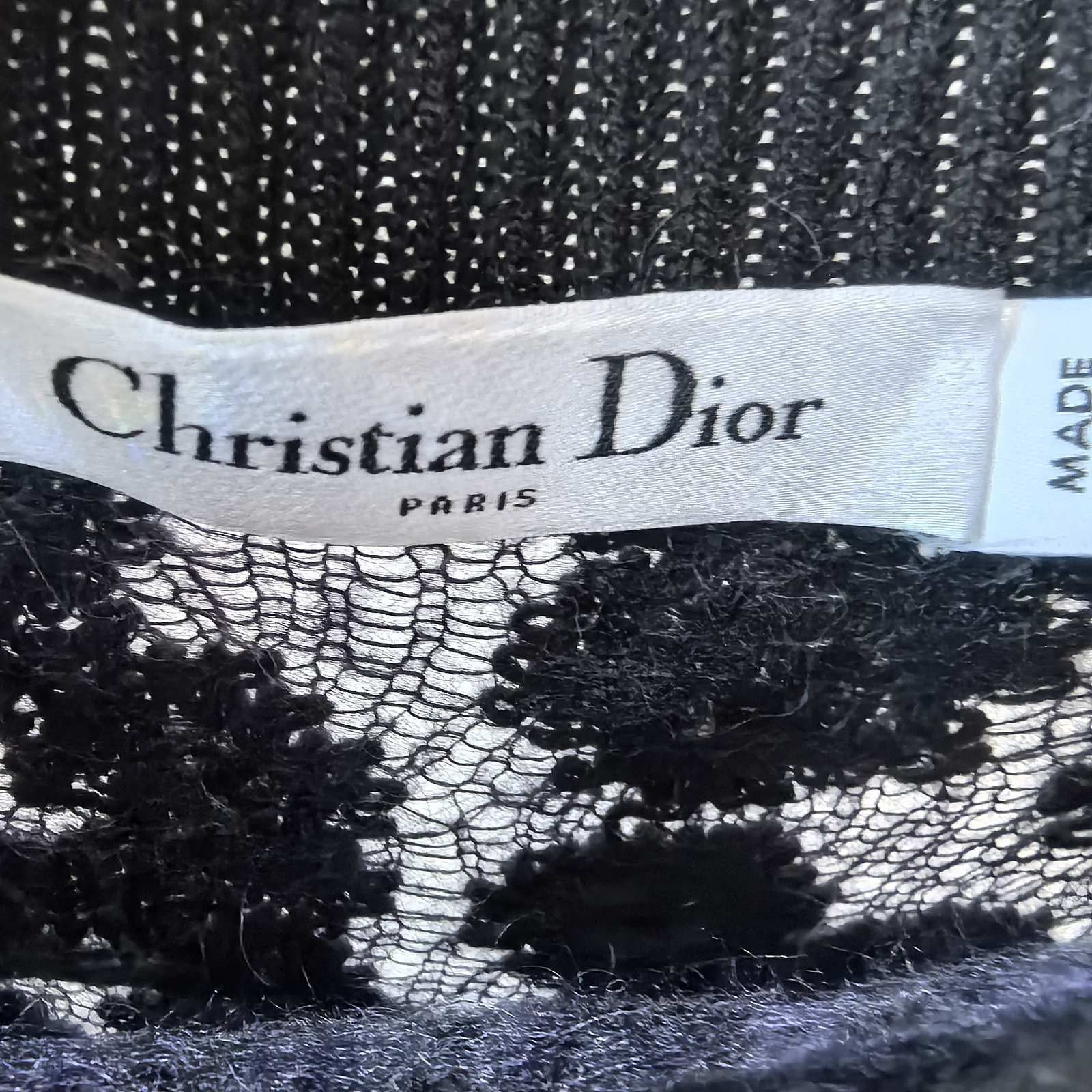 Dior Dior Openwork Cashmere Blend Sweater Size FR 34 Size XS / US 0-2 / IT 36-38 - 3 Thumbnail