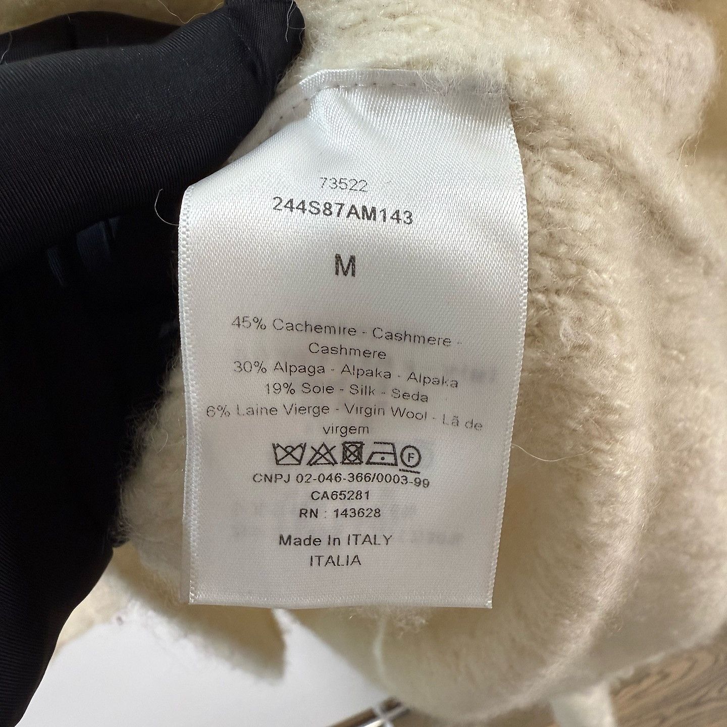 Dior Dior Cashmere Blend Logo Hoodie Size M Size M / US 6-8 / IT 42-44 - 4 Thumbnail