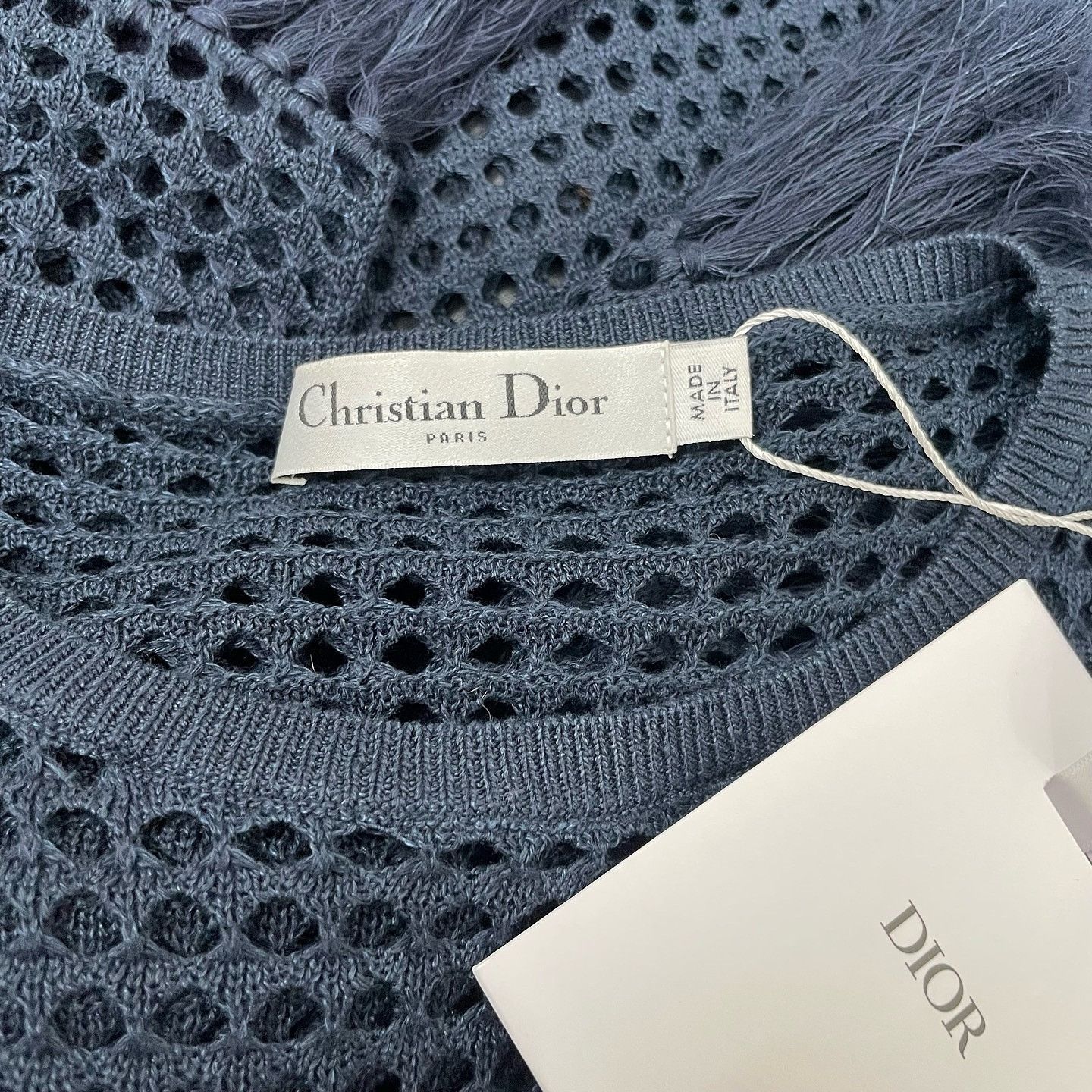 Dior Christian Dior Open Knit Tassel Sweater Size 36 Size XS / US 0-2 / IT 36-38 - 3 Thumbnail