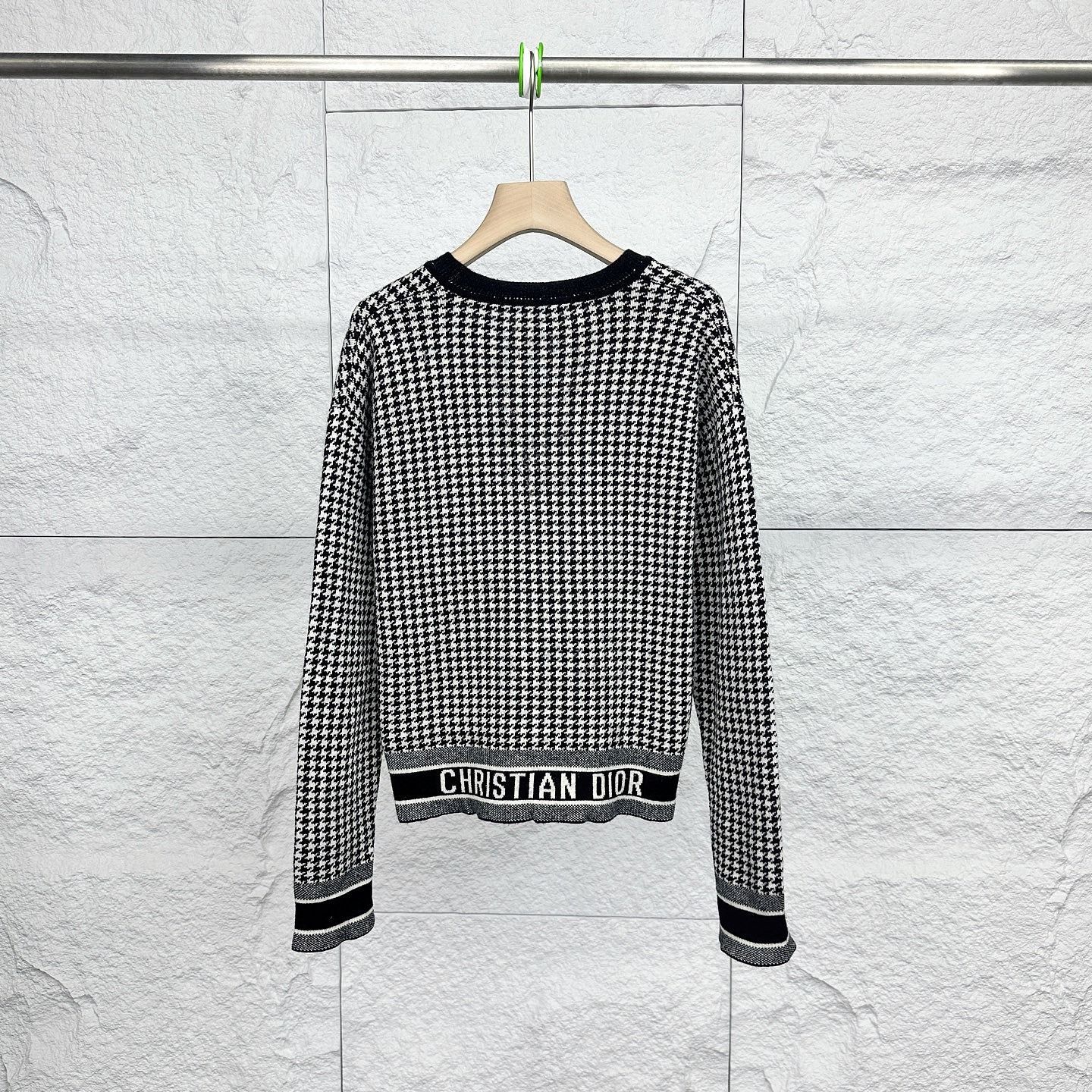 Dior Dior Houndstooth Sweater Size 36 Size XS / US 0-2 / IT 36-38 - 2 Thumbnail