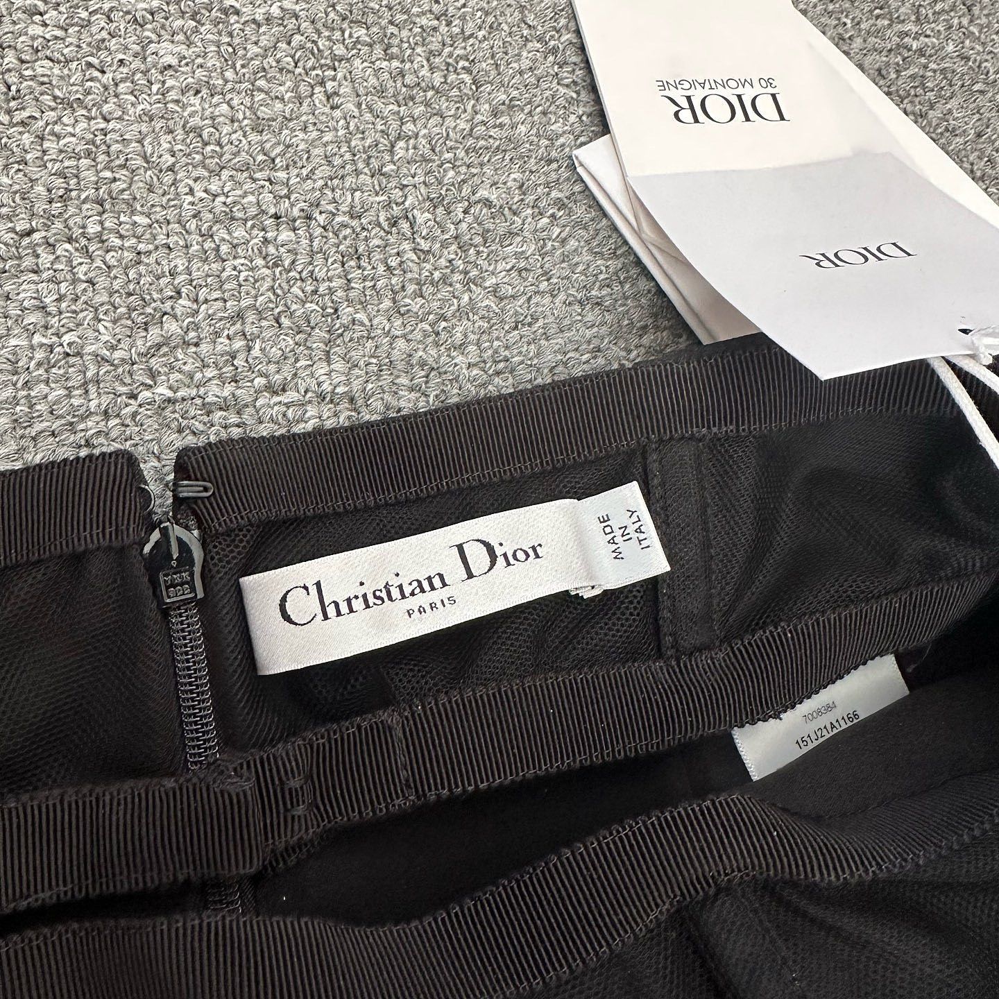 Dior Christian Dior 30 Montaigne Wool Silk Midi Skirt Size 42 Size 30" / US 8 / IT 44 - 3 Thumbnail
