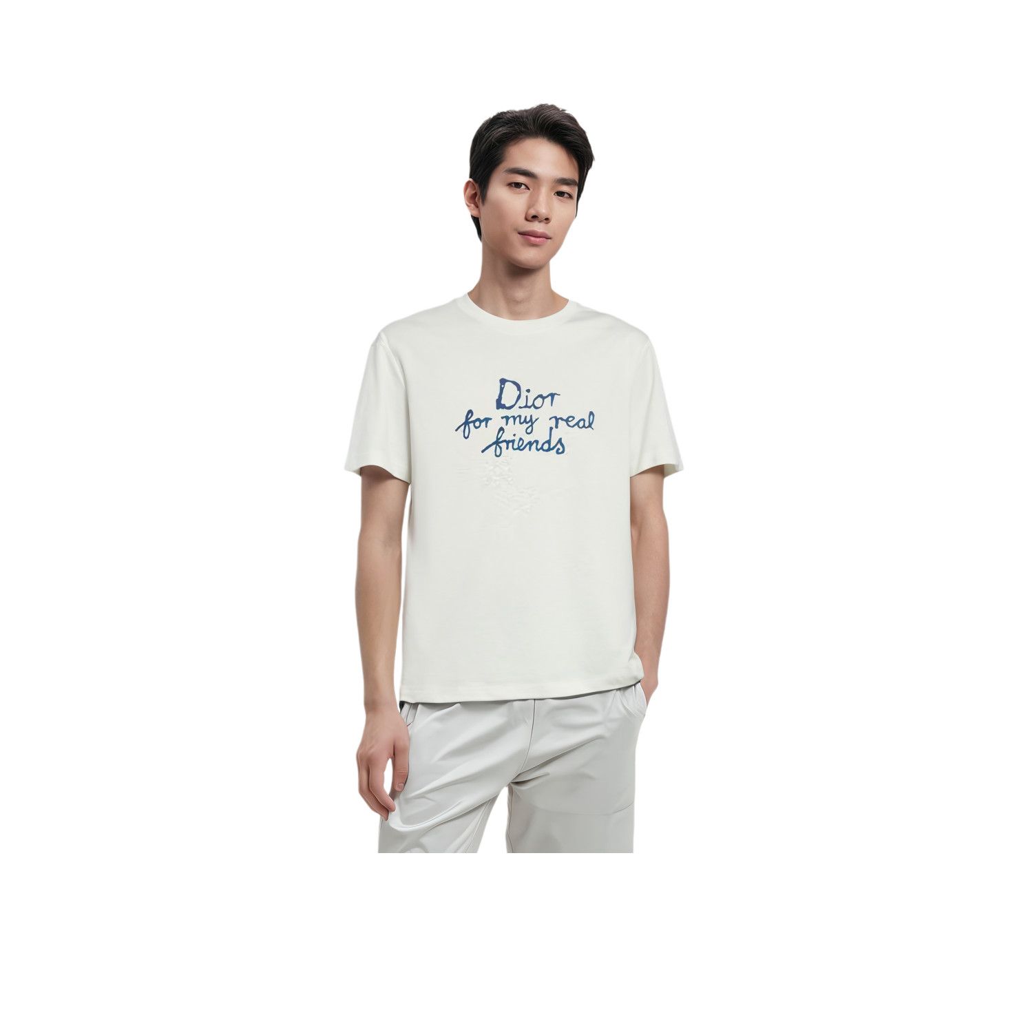 Dior Dior Embroidered Logo T-Shirt Size XXL Size US XXL / EU 58 / 5 - 4 Thumbnail