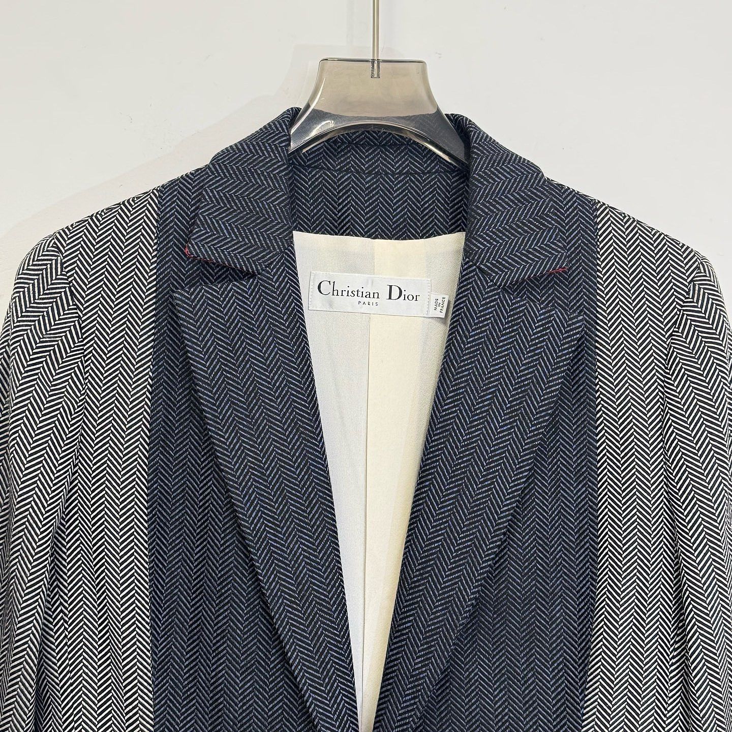 Dior Christian Dior Herringbone Coat FR 42 Size M / US 6-8 / IT 42-44 - 5 Thumbnail