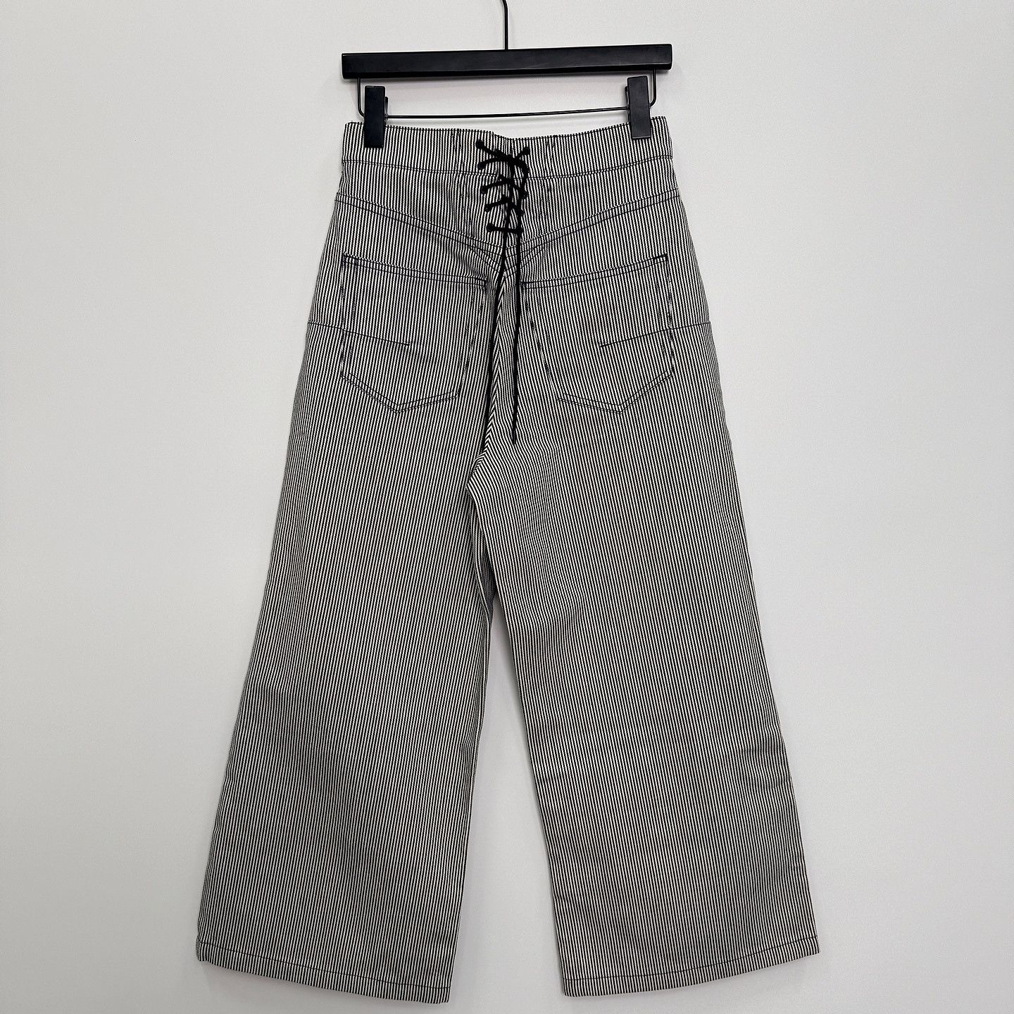 Dior Dior Striped High-Waist Pants Size 36 Size 26" / US 2 / IT 38 - 2 Thumbnail