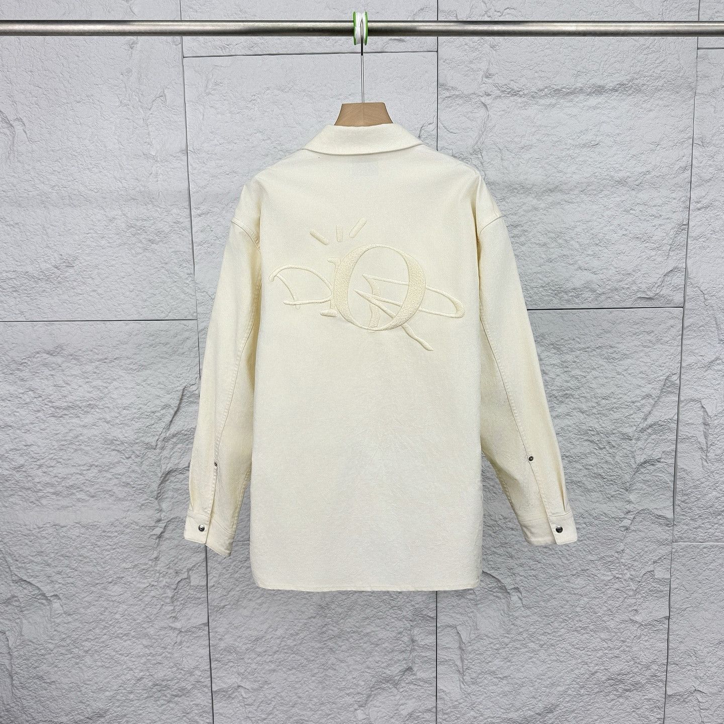 Dior Dior Logo Embroidered Shirt Size M Size US M / EU 48-50 / 2 - 2 Thumbnail