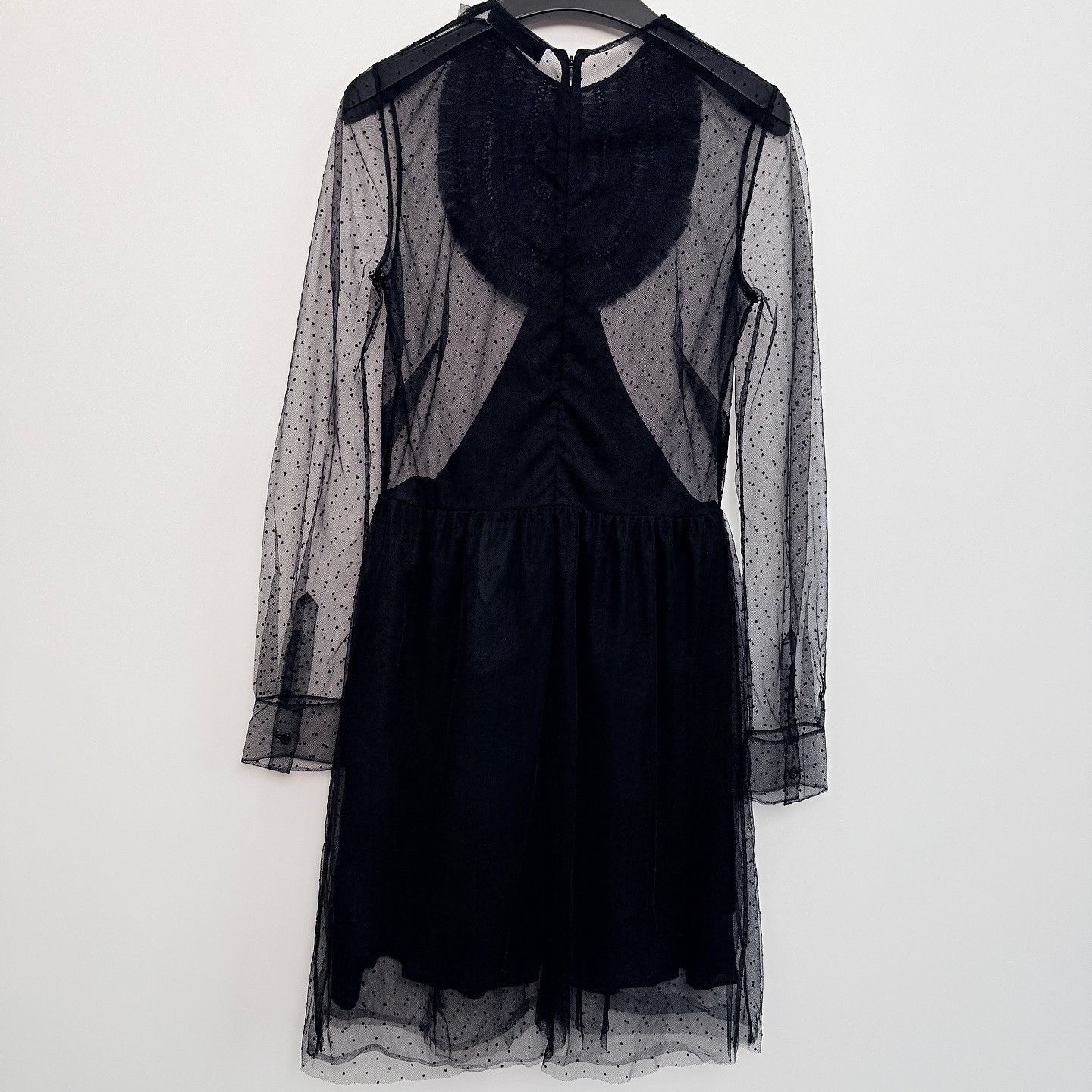 Dior Dior Polka Dot Mesh Mini Dress Size 38 Size S / US 4 / IT 40 - 2 Thumbnail