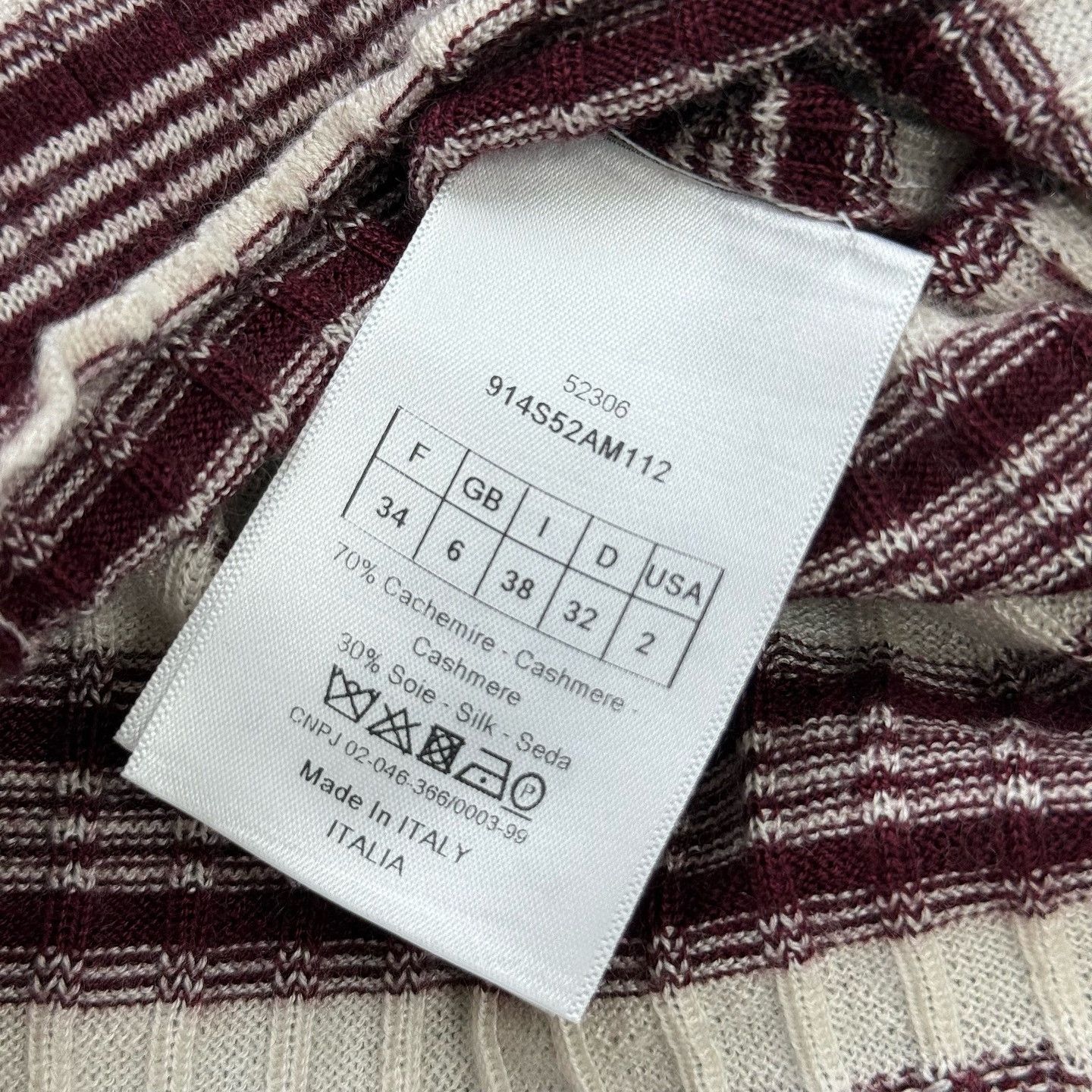 Dior Dior Bee Striped Sweater Size 34 Size XS / US 0-2 / IT 36-38 - 4 Thumbnail