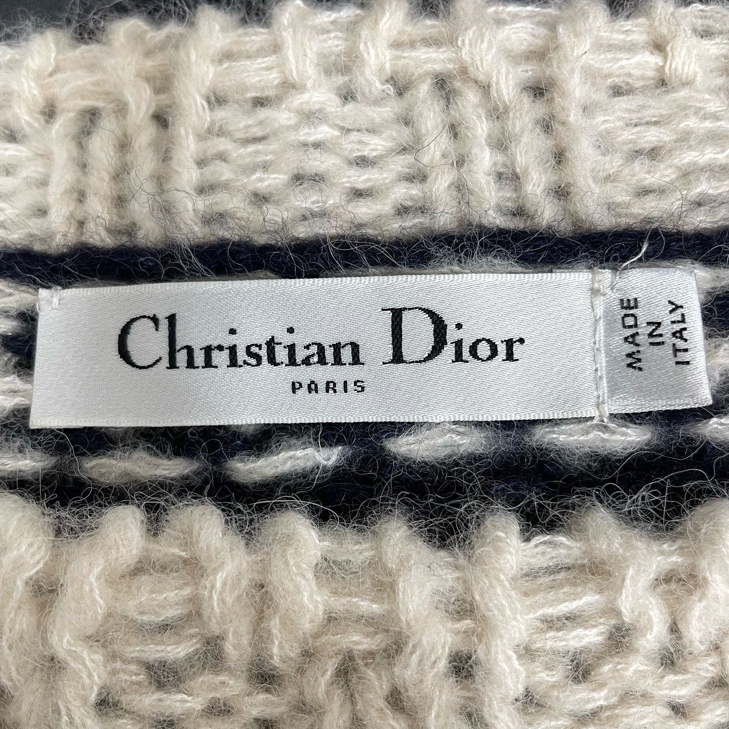 Dior Dior Striped Wool Blend Sweater Size 36 Size XS / US 0-2 / IT 36-38 - 3 Thumbnail