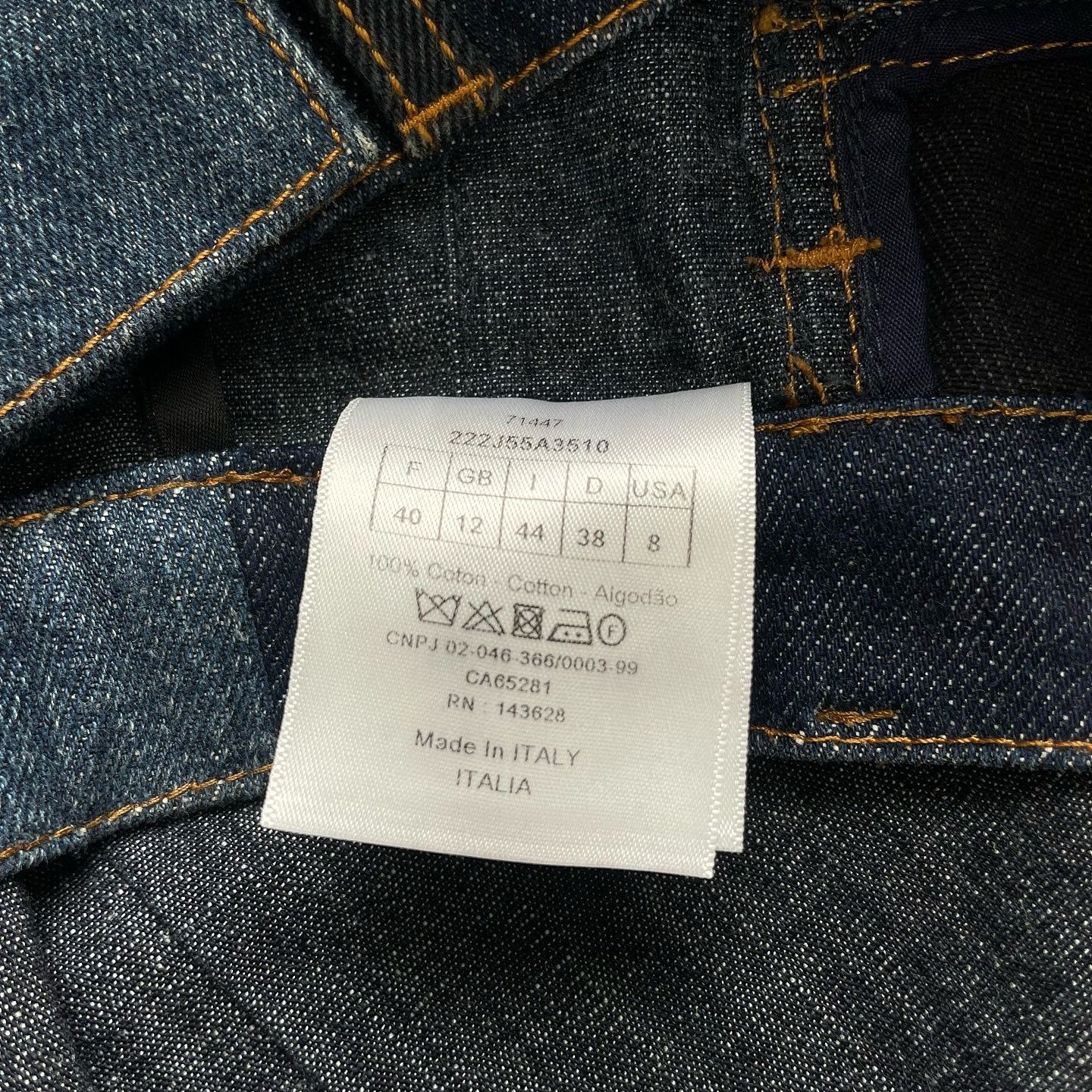 Dior Dior Patchwork Denim Pleated Skirt Size 40 Size 28" / US 6 / IT 42 - 4 Thumbnail