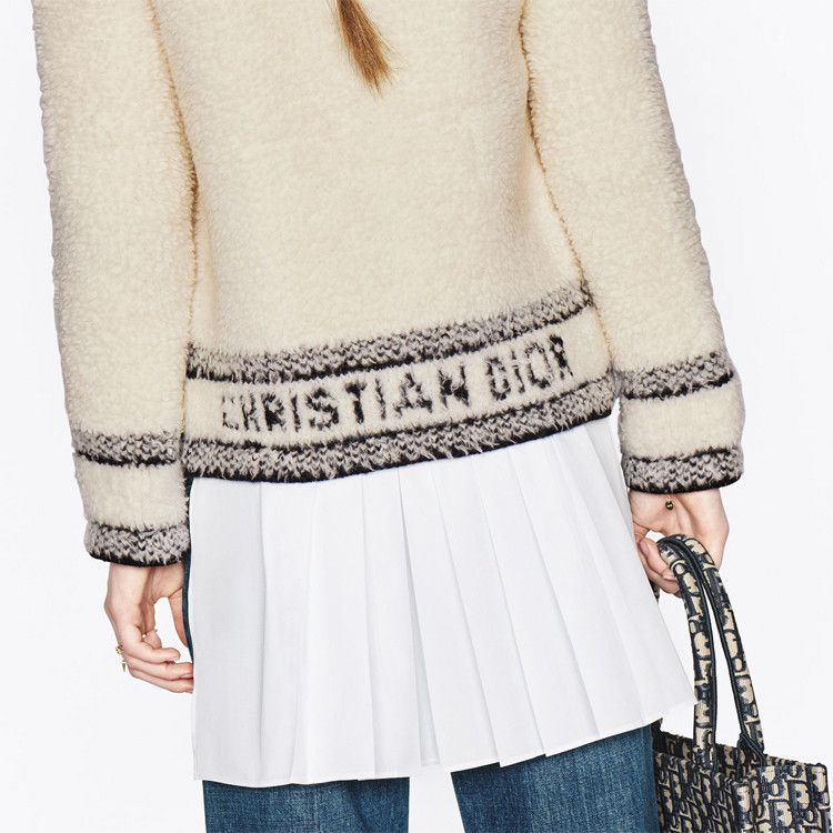 Dior Dior Logo Hem Knit Jacket Size M Size M / US 6-8 / IT 42-44 - 8 Thumbnail