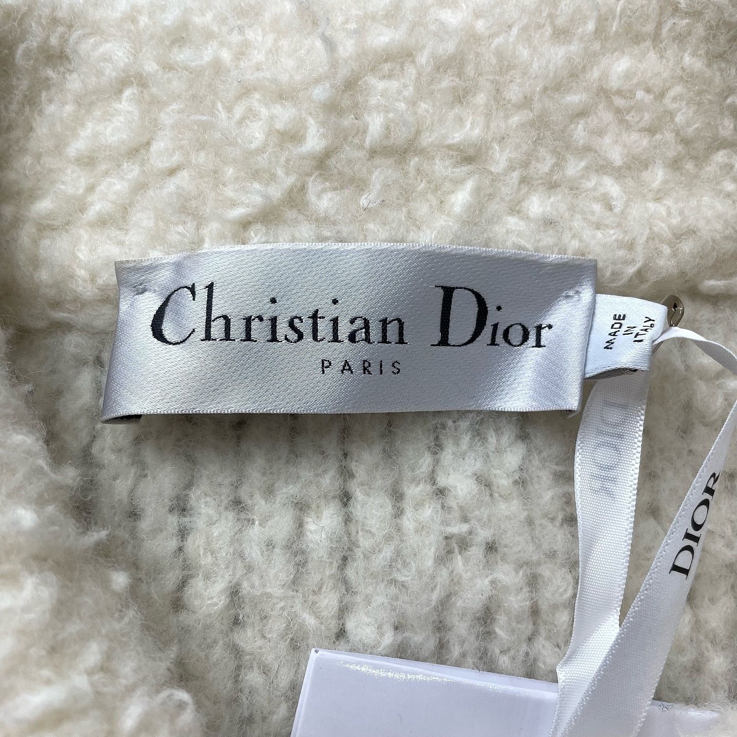 Dior Dior Logo Hem Knit Jacket Size M Size M / US 6-8 / IT 42-44 - 3 Thumbnail