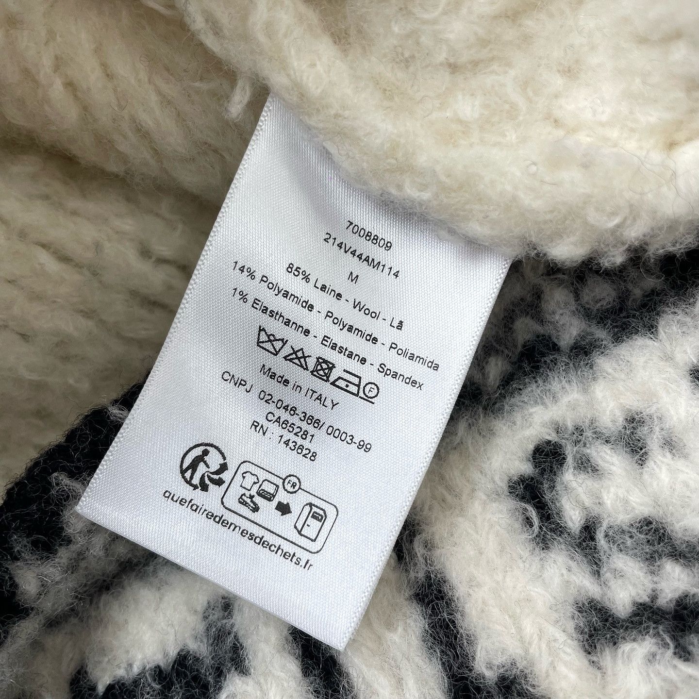 Dior Dior Logo Hem Knit Jacket Size M Size M / US 6-8 / IT 42-44 - 4 Thumbnail