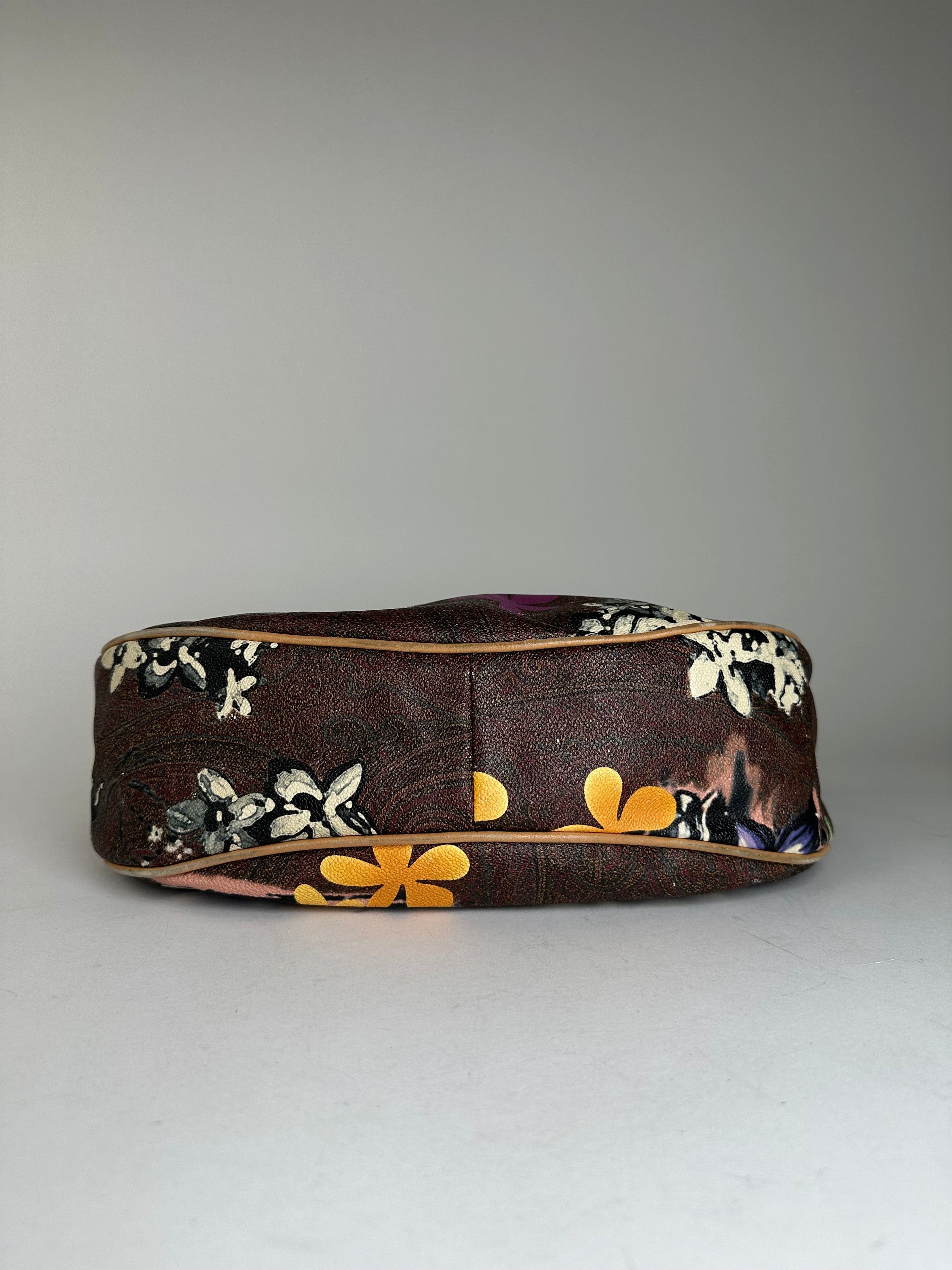 Other Vintage Etro Canvas Hobo Bag Brown Size ONE SIZE - 10 Thumbnail