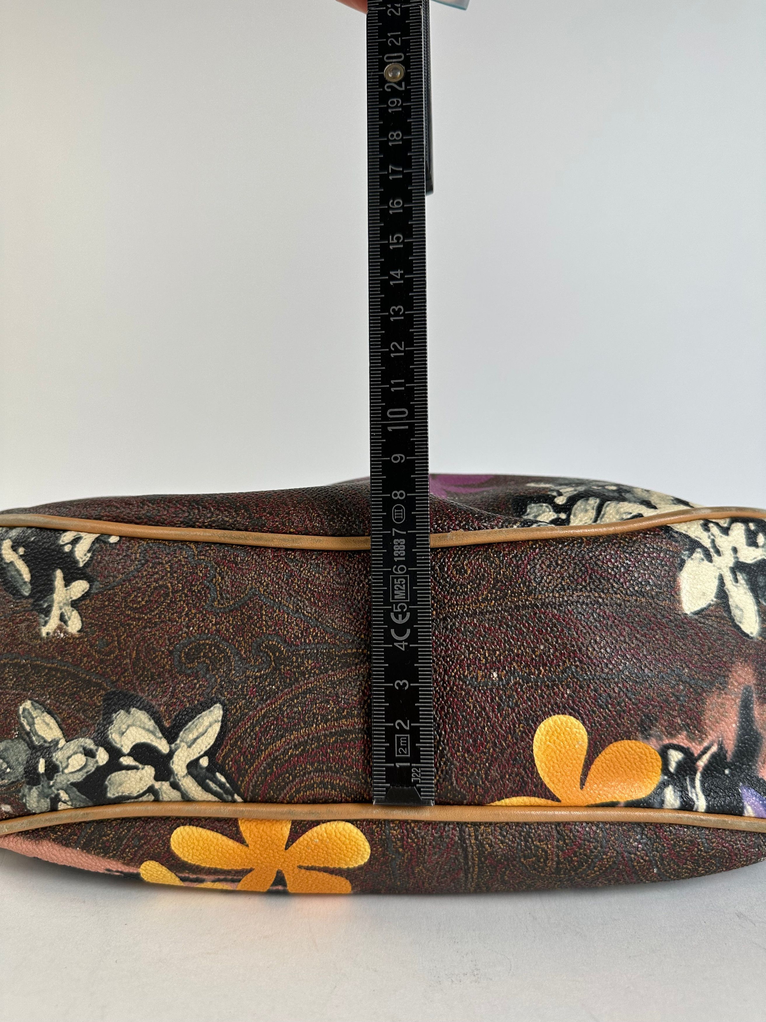 Other Vintage Etro Canvas Hobo Bag Brown Size ONE SIZE - 15 Thumbnail