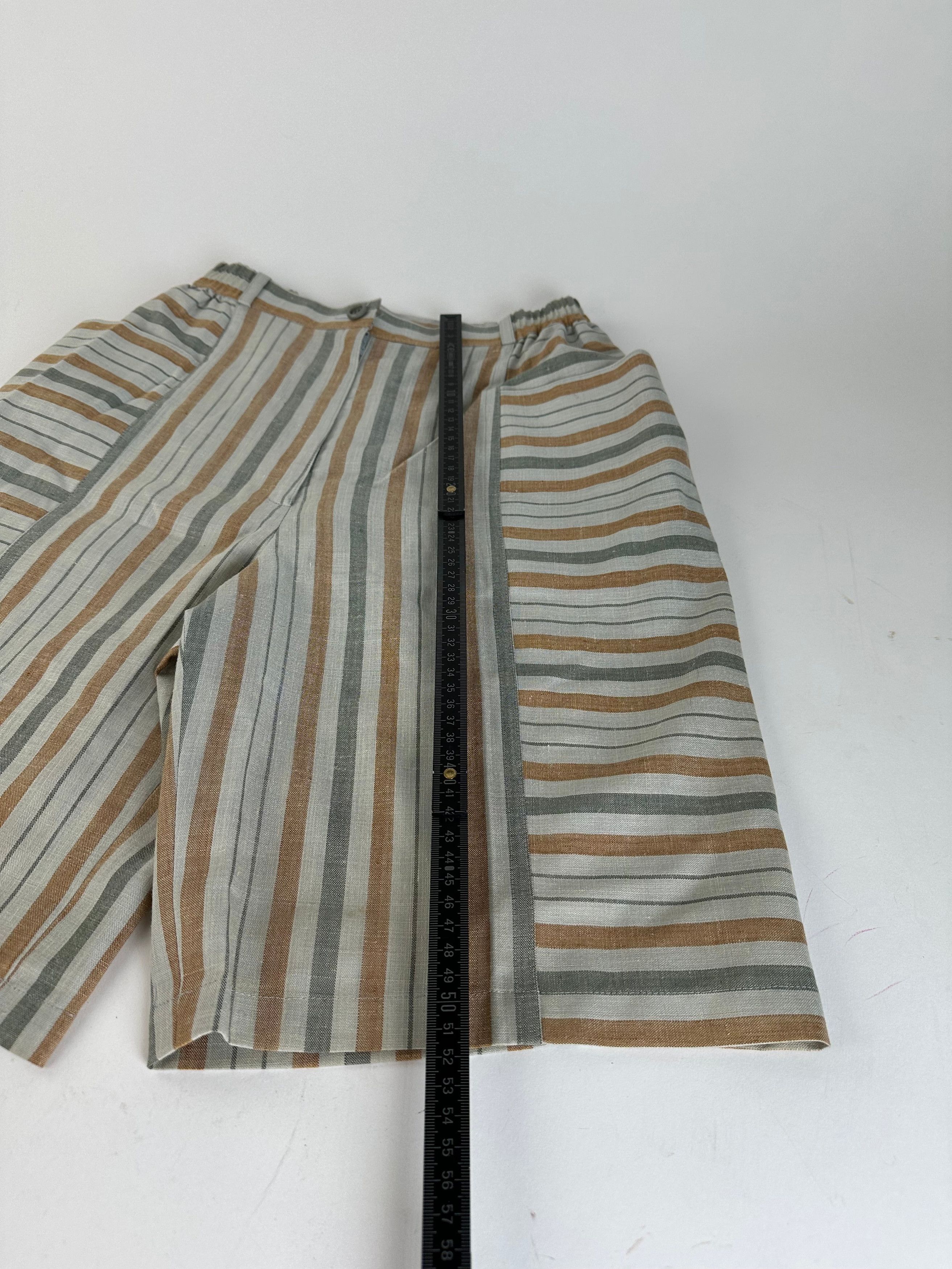 Dior Striped Cotton Blend Shorts Blue White Size 30" / US 8 / IT 44 - 10 Thumbnail