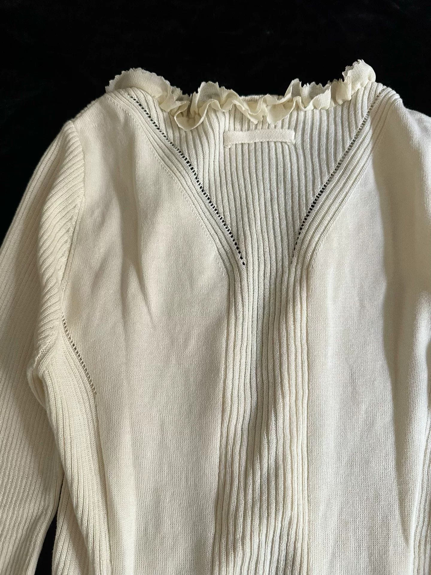 Jean Paul Gaultier Jean Paul Gaultier Vintage Lace Knit Cardigan Size S / US 4 / IT 40 - 5 Thumbnail