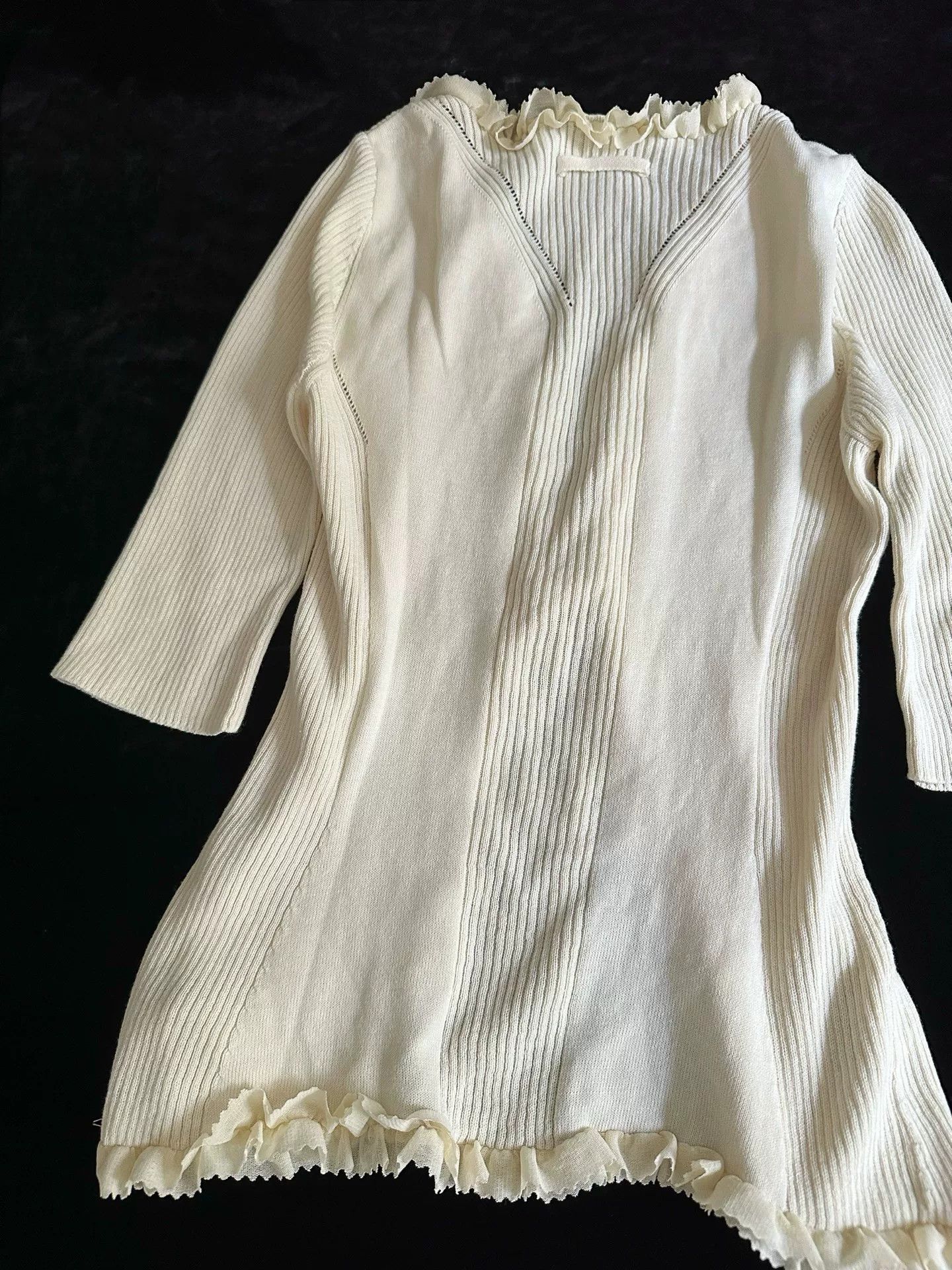 Jean Paul Gaultier Jean Paul Gaultier Vintage Lace Knit Cardigan Size S / US 4 / IT 40 - 9 Thumbnail