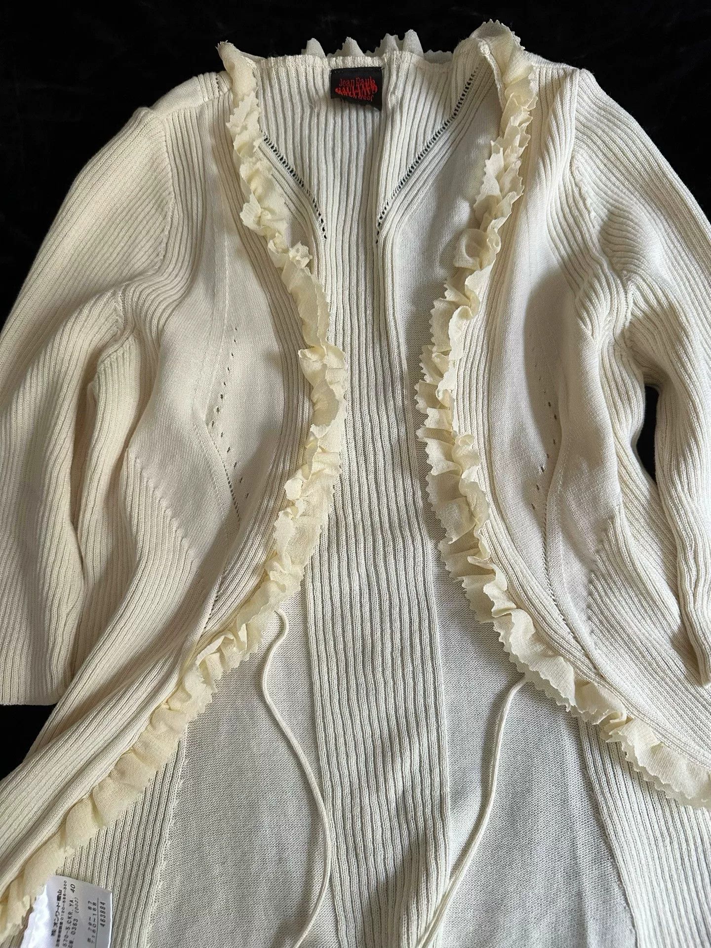 Jean Paul Gaultier Jean Paul Gaultier Vintage Lace Knit Cardigan Size S / US 4 / IT 40 - 7 Thumbnail