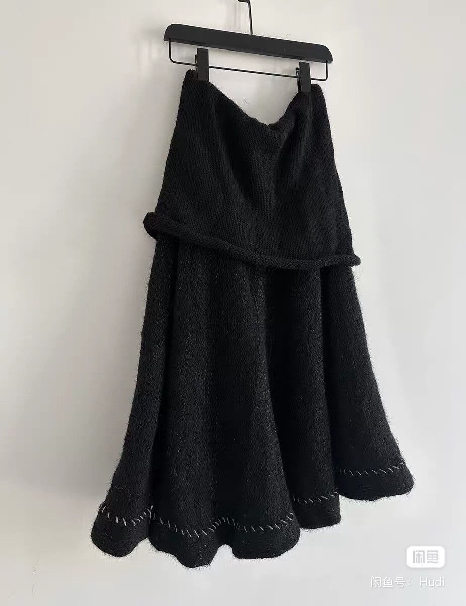 Yohji Yamamoto Yohji Yamamoto Y's 2003 Runway Knit Skirt Size 34" / US 12 / IT 48 - 6 Thumbnail
