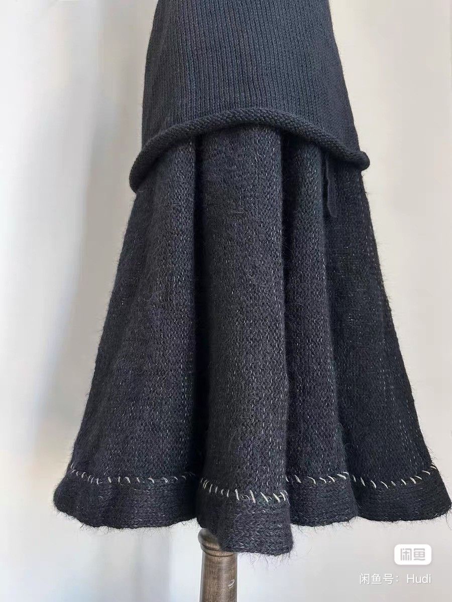 Yohji Yamamoto Yohji Yamamoto Y's 2003 Runway Knit Skirt Size 34" / US 12 / IT 48 - 9 Thumbnail
