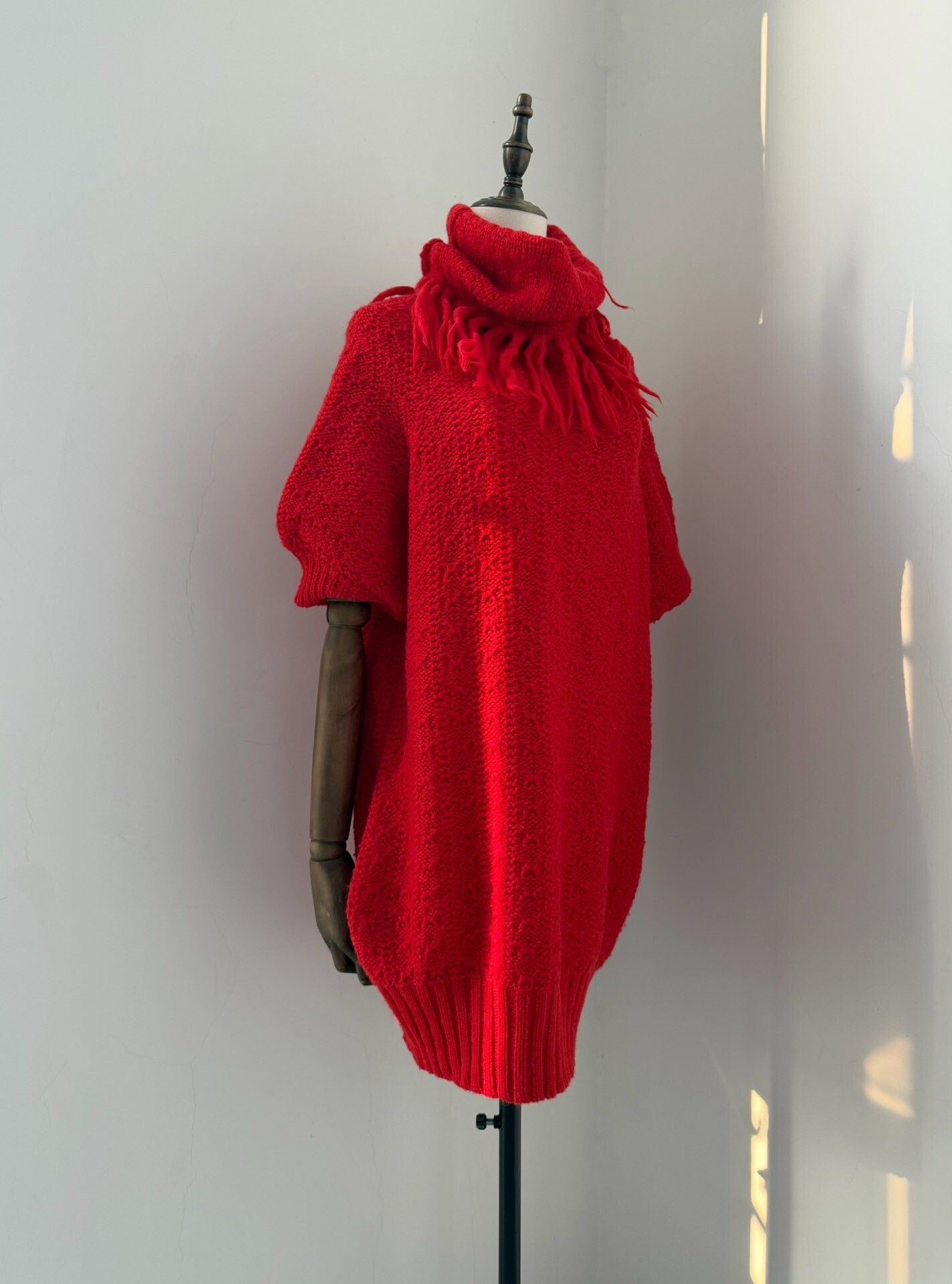 Yohji Yamamoto Yohji Yamamoto Y's 2003 Fringed Collar Pullover Size L / US 10 / IT 46 - 3 Thumbnail