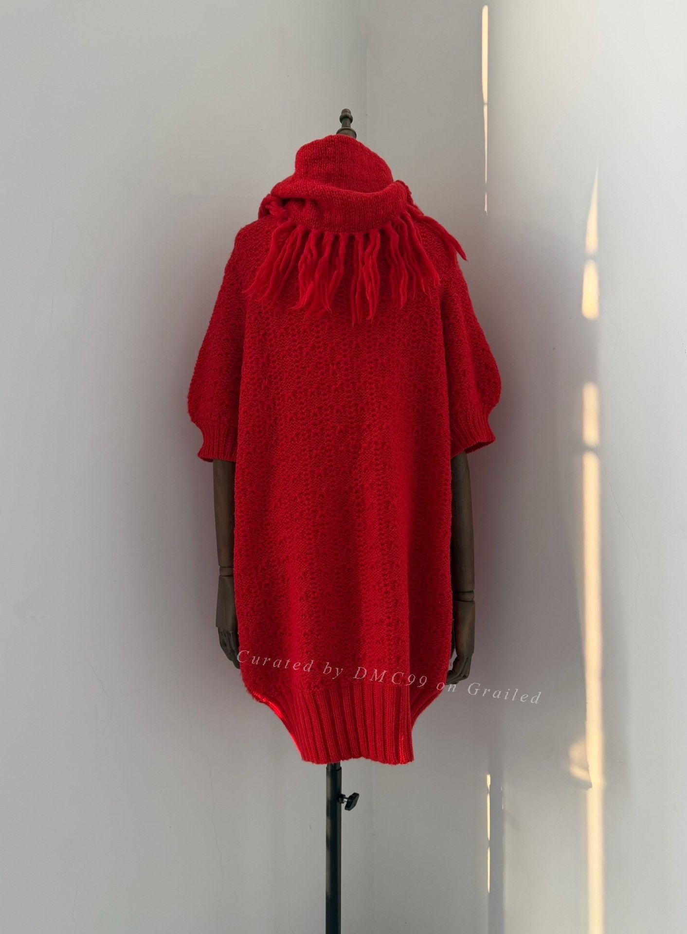 Yohji Yamamoto Yohji Yamamoto Y's 2003 Fringed Collar Pullover Size L / US 10 / IT 46 - 5 Thumbnail